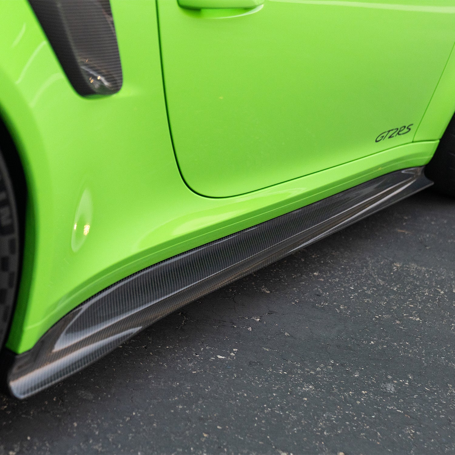 Porsche 991.2 911 GT2RS Aero Side Skirts - High Performance Carbon Fiber Side Skirts for Porsche 911 GT2 RS (2018-2019) - Enhance Aerodynamics & Style for Track & Street Driving