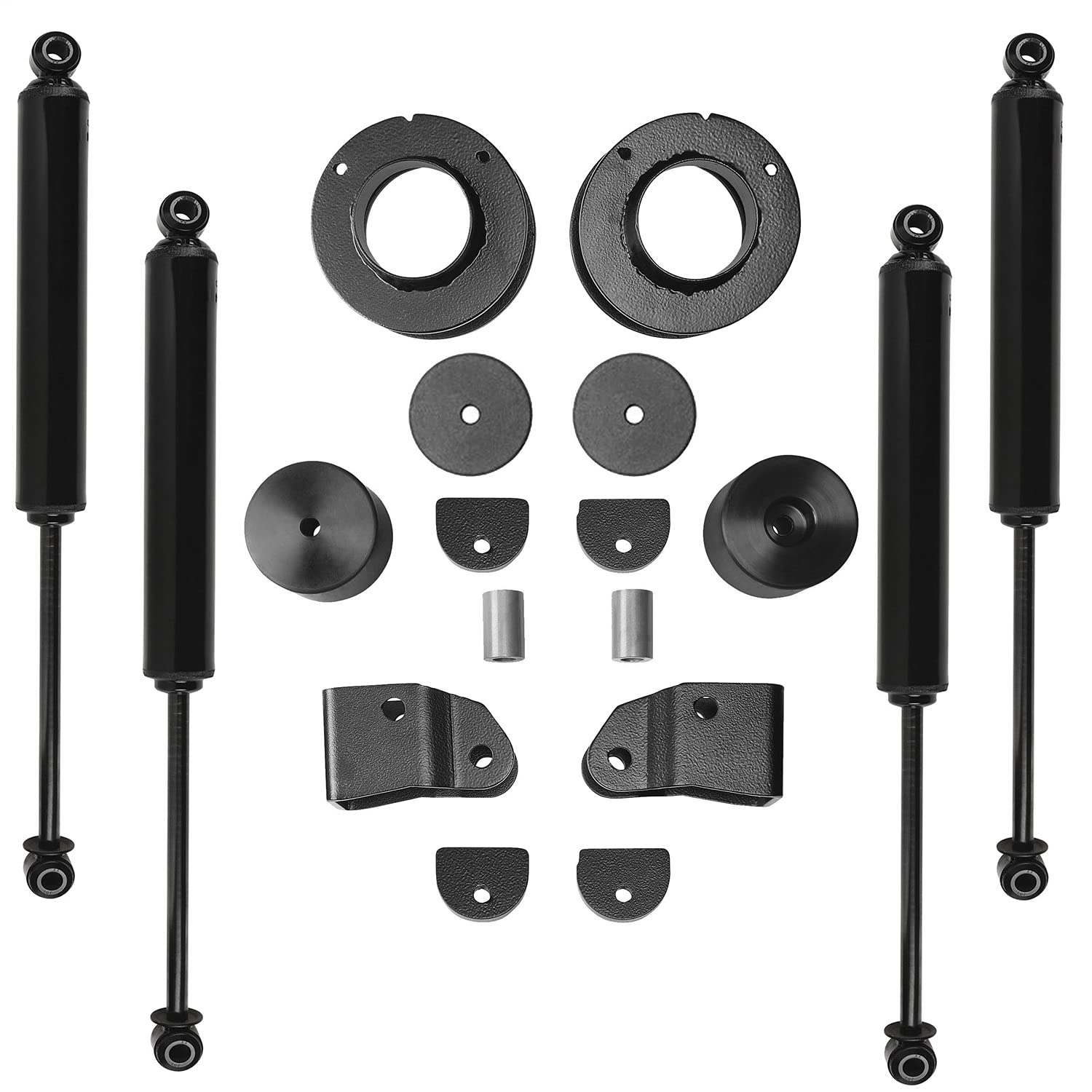 Rubicon Express JL7134T 2-Inch Economy Lift Kit with Front & Rear Twin Tube Shocks for Jeep Wrangler JL - Off-Road Suspension Upgrade for Enhanced Performance
