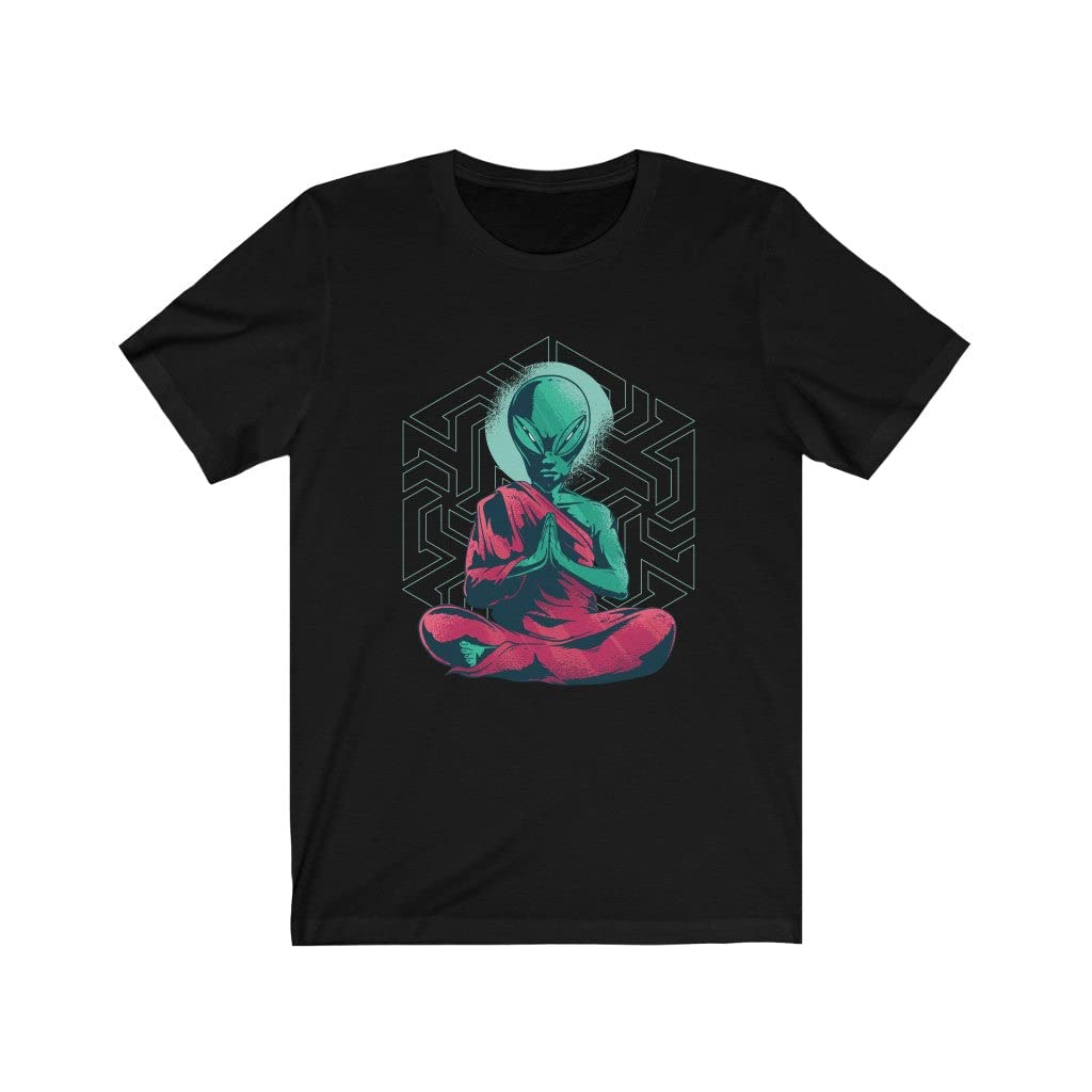 Alien UFO T-Shirt for Sci-Fi Fans - Unique Gift for UFO Enthusiasts - Perfect for Cosplay, Comic Con & Space Themed Parties