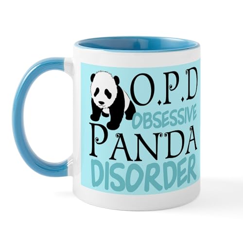 White/Blue Inside - Cute Panda Mug