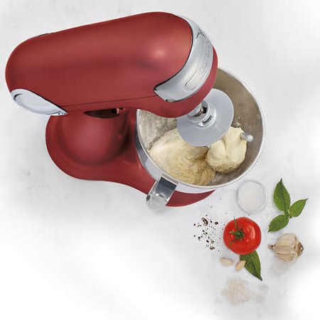 Refurbished Cuisinart SM-35R Precision Master Red Stand Mixer with Warranty - Perfect for Baking, Mixing Dough, and Whipping Cream at Home