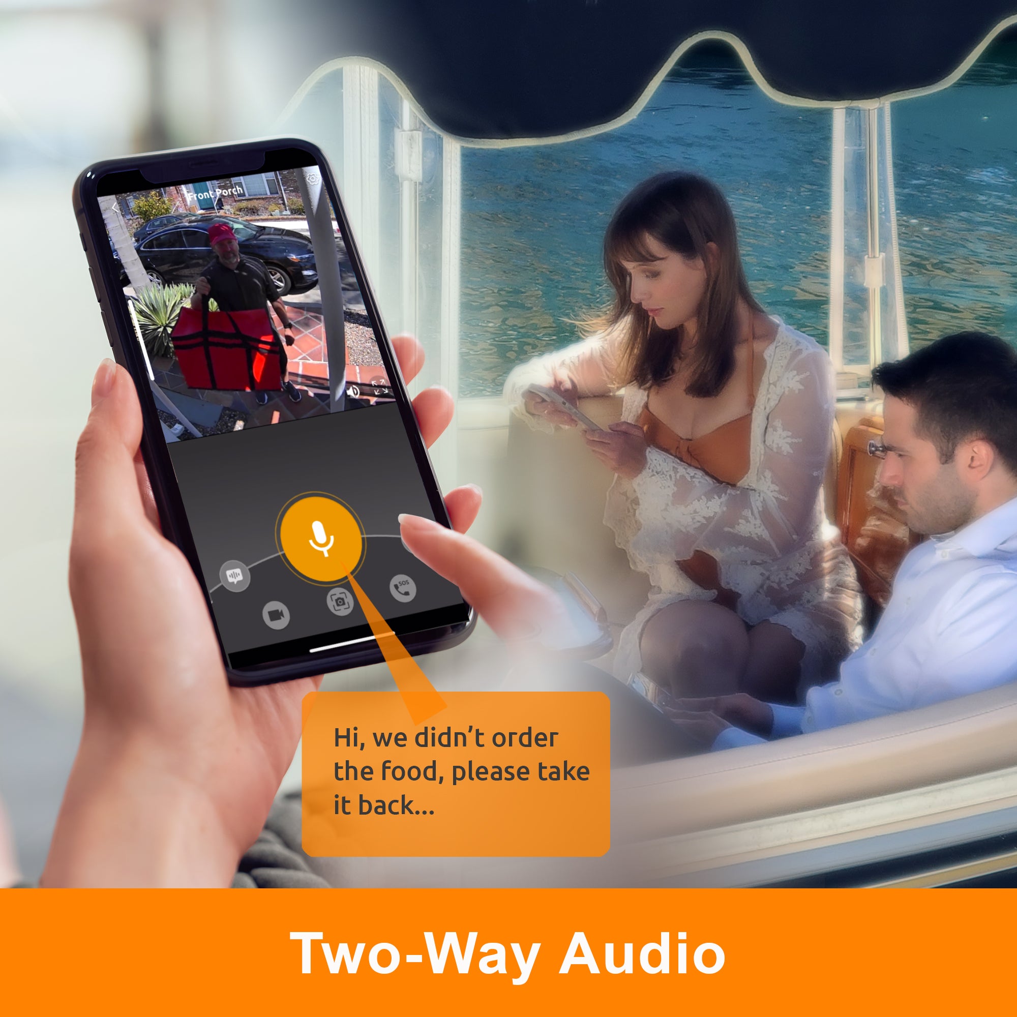 Toucan Wireless Video Doorbell PRO with Wireless Chime - 1080p HD, Two-Way Audio, Night Vision, Motion Detection - Perfect for Home Security and Smart Doorbell System