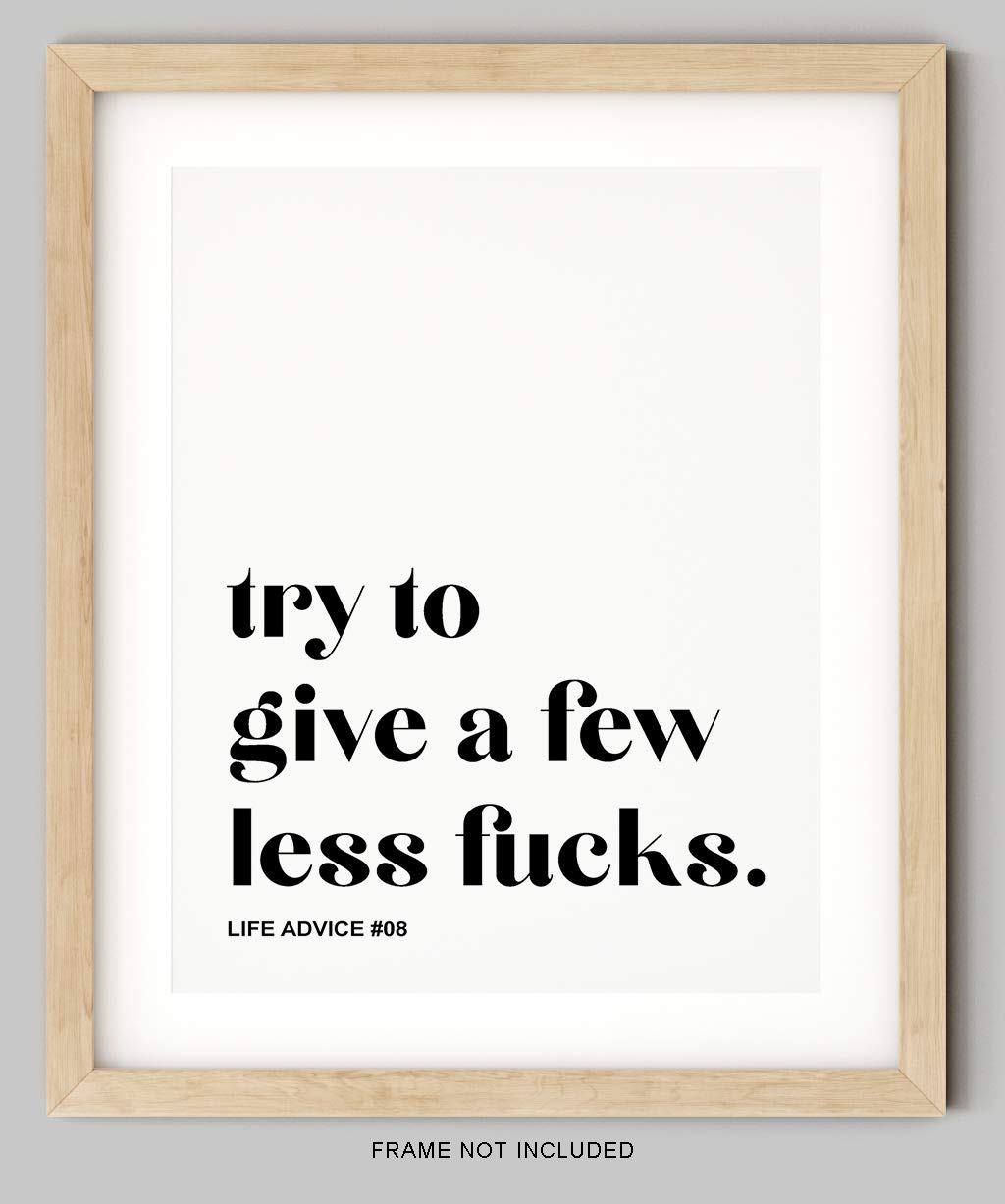 Motivational Wall Art - 8x10