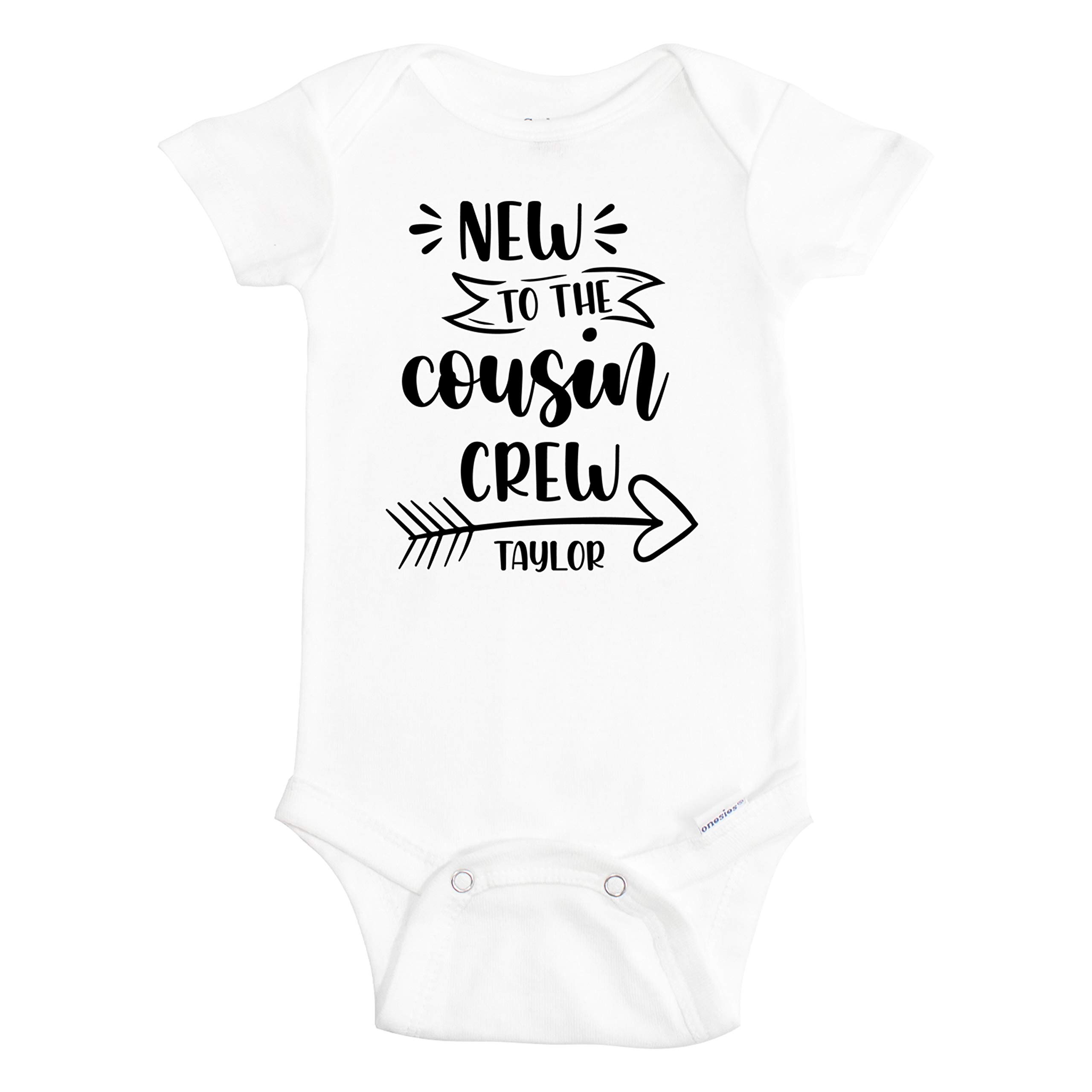 Personalized Cousin Crew Baby Onesie - Soft Newborn Bodysuit for Baby Showers & Family Photos - Cute Cousin Shirt for Infants & Toddlers - Perfect Gift for Newborns & Baby Showers