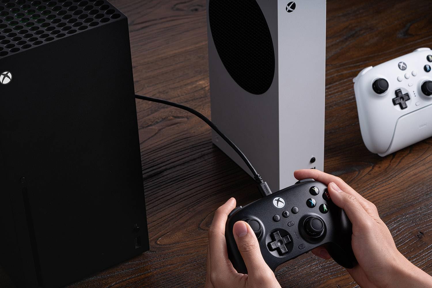 8Bitdo Ultimate 3-Mode Wireless Controller for Xbox - Hall Effect Triggers & Joysticks, USB-C/Bluetooth/2.4G Connectivity - Compatible with Xbox Series X/S, Xbox One, Windows PC & Android Devices (White) | Perfect for Gaming, Streaming & Cloud Gaming on Multiple Platforms