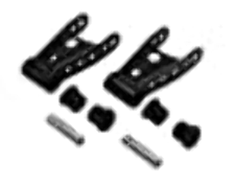 Belltech 6423 Lift Shackle Kit for Jeep Wrangler & Cherokee - Heavy Duty Suspension Upgrade for Off-Roading & Towing