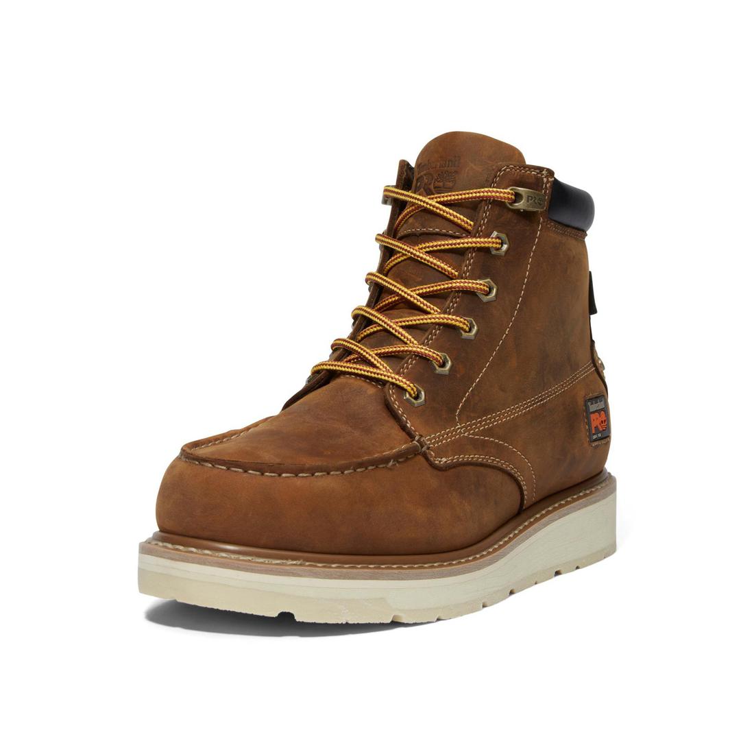 Gridworks Unisex 6 Inch Soft Toe Waterproof Work Boots - Durable & Comfortable for Construction, Hiking & Outdoor Activities