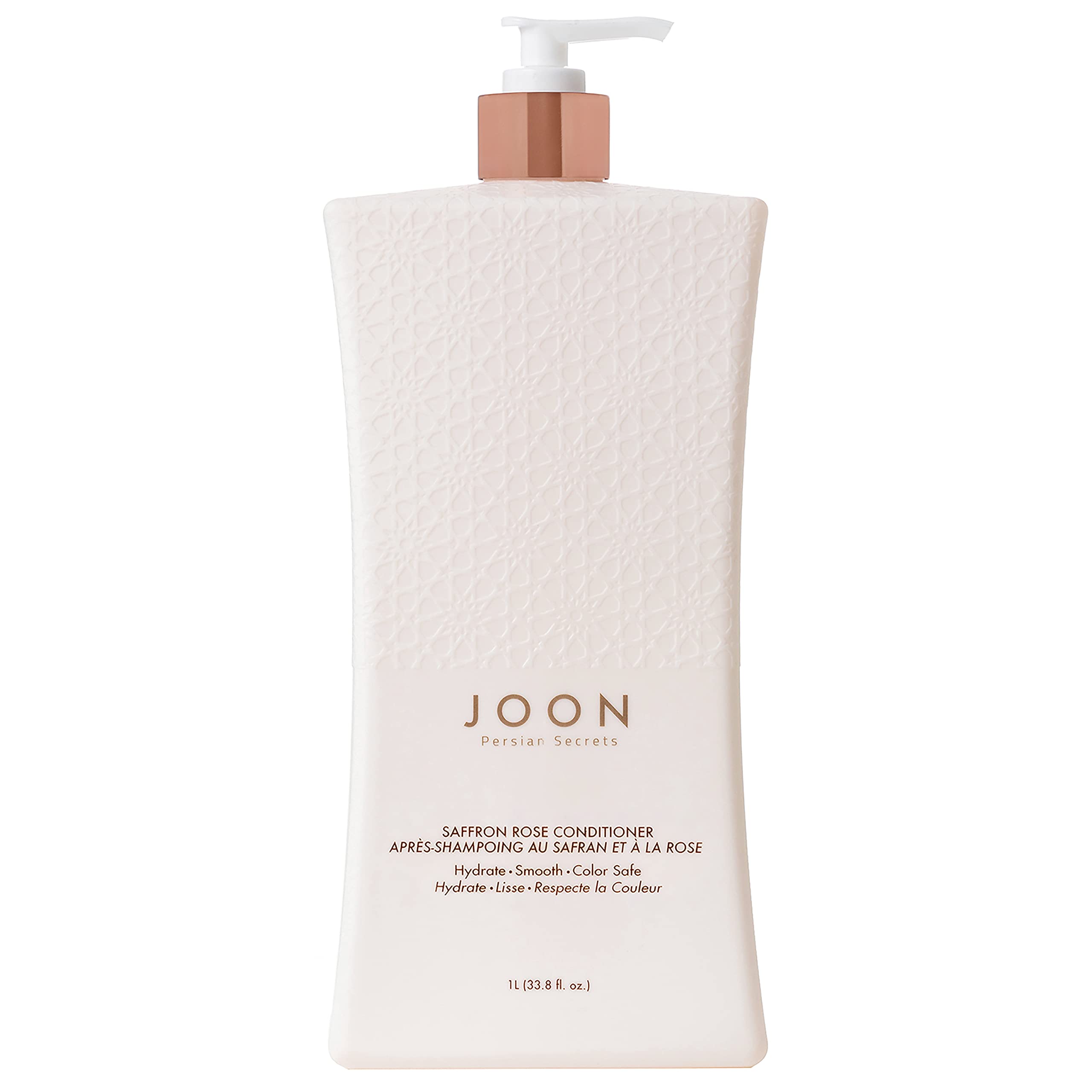 Joon Saffron Rose & Pomegranate Pistachio Oil Hair Conditioner - 33.8 Fl Oz for Dry, Damaged Hair - Hydrating & Nourishing Treatment for Shine & Softness - Perfect for Daily Use & Salon-Quality Results