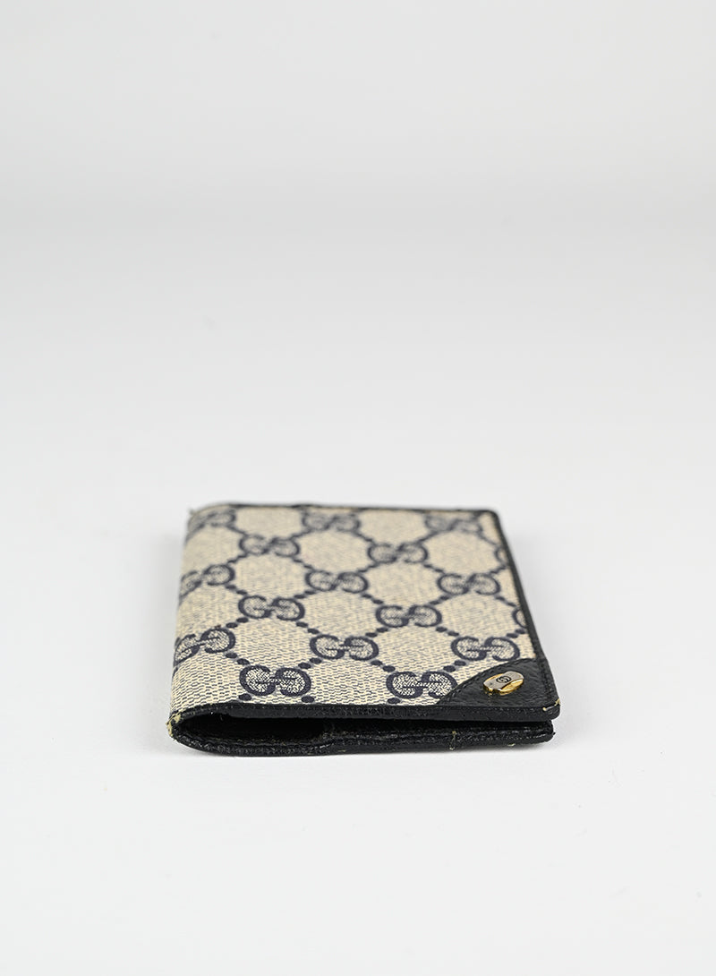 Gucci Monogram Porta Carte Wallet in Gray - Stylish & Compact Card Holder for Everyday Use, Travel & Gifting