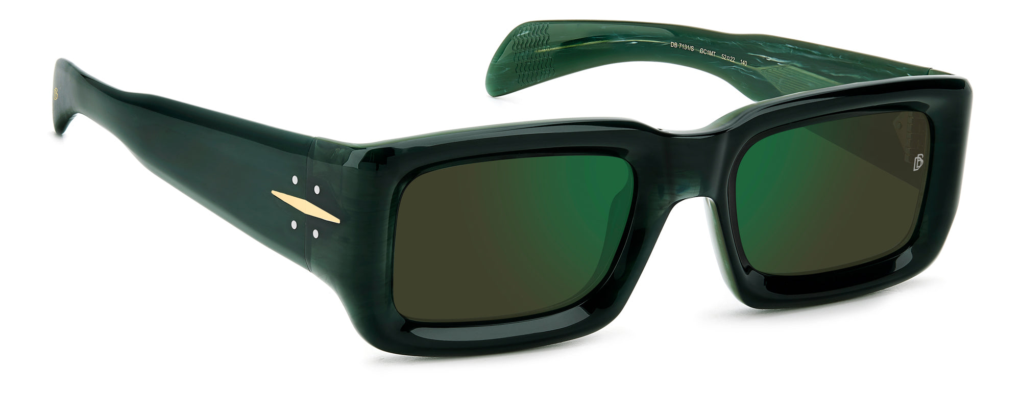 David Beckham DB7131/S Sunglasses - Polarized Aviator Style for Men & Women - Perfect for Driving, Travel & Outdoor Activities