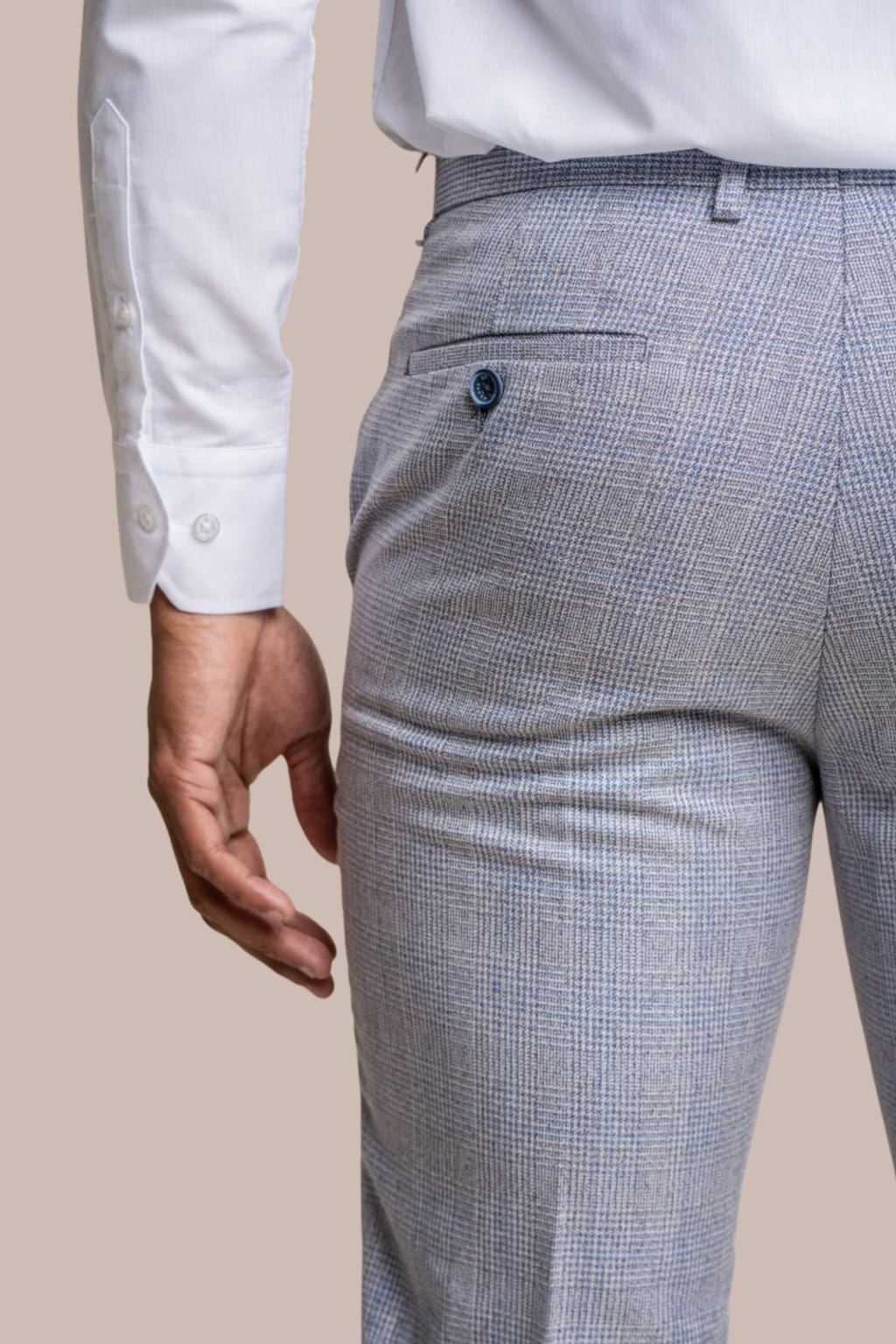 Cavani Caridi Men's Sky Slim Fit Trousers - Stylish Comfort for Business & Casual Wear | Perfect for Office, Travel & Everyday Use