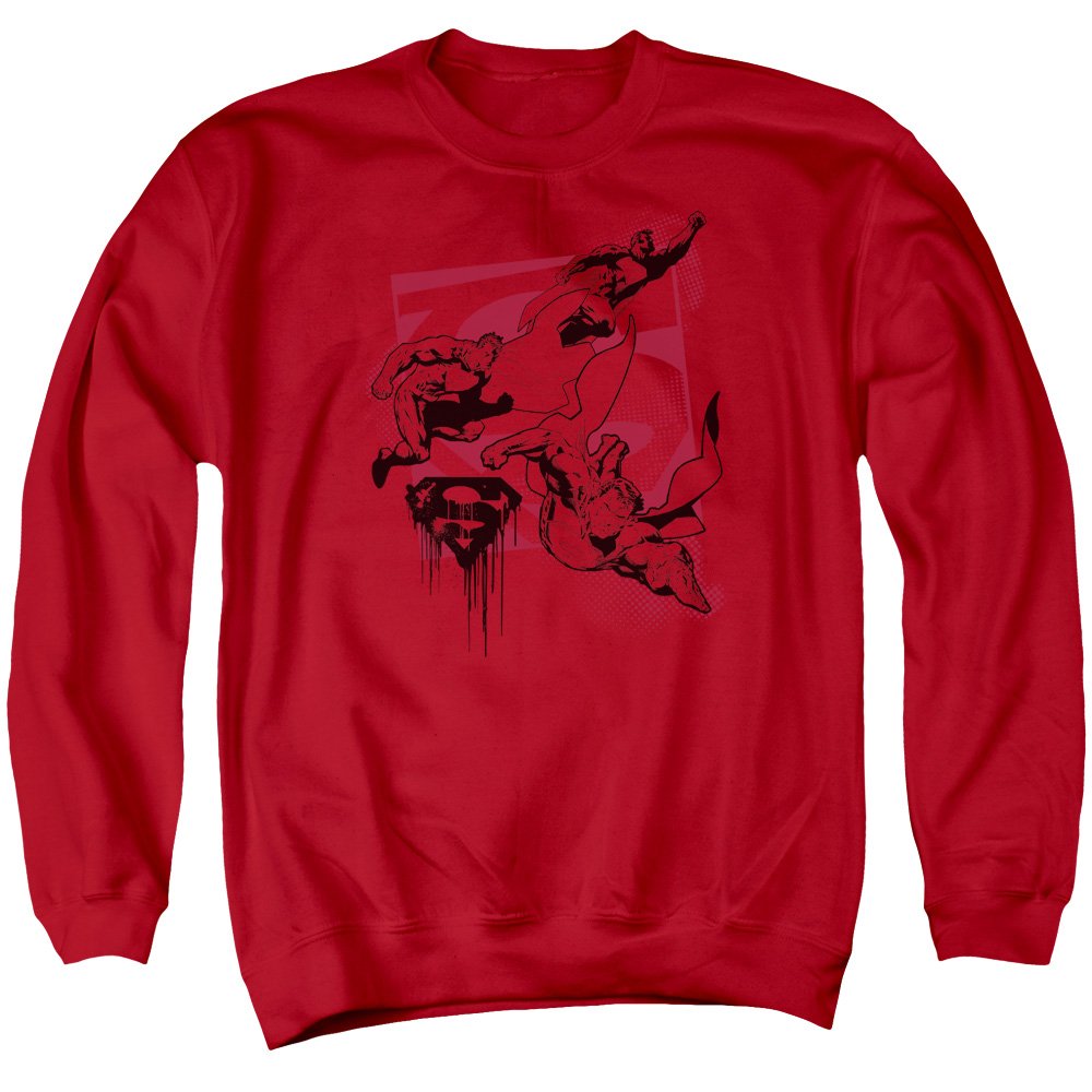 Superman Omnipresent Unisex Crewneck Sweatshirt for Men & Women | Comfortable Cotton Pullover for Casual Wear, Cosplay & Superhero Fans