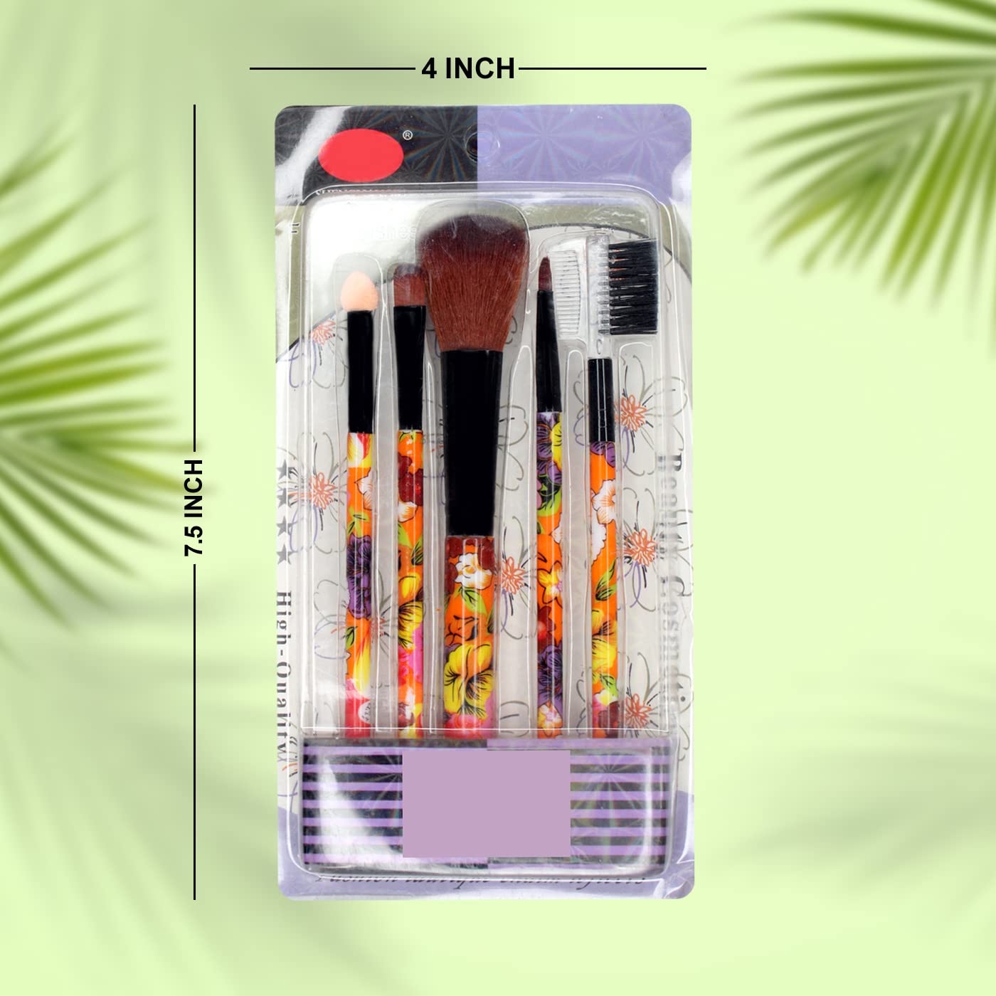 Professional Makeup Brush Set for Women & Girls - 2 Piece Cosmetic Brush Kit for Foundation, Blush, Eyeshadow - Perfect for Travel & Everyday Makeup Application