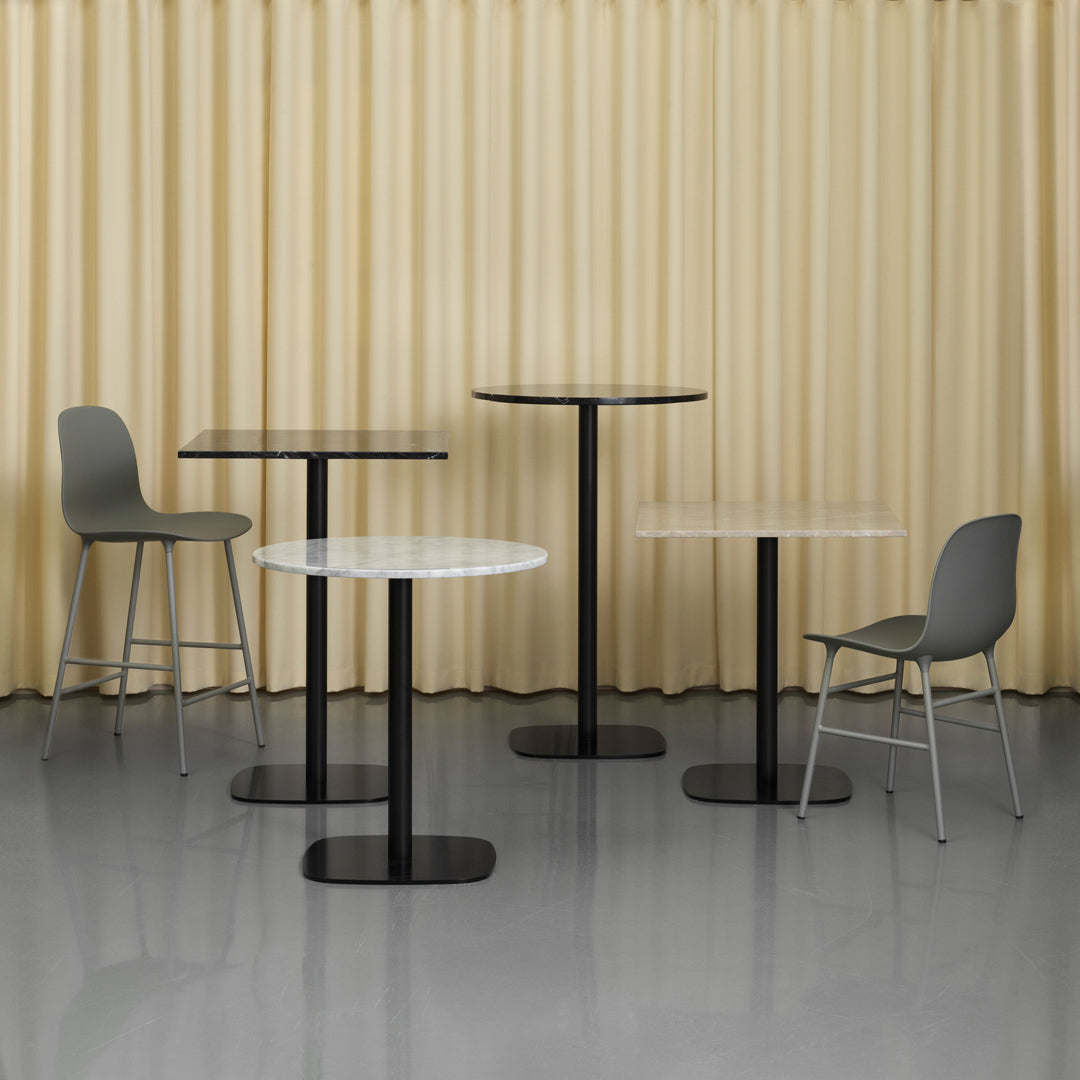 Stylish Wooden Cafe Table by Normann Copenhagen - Modern & Legal Form Design for Home, Office, and Restaurant Use