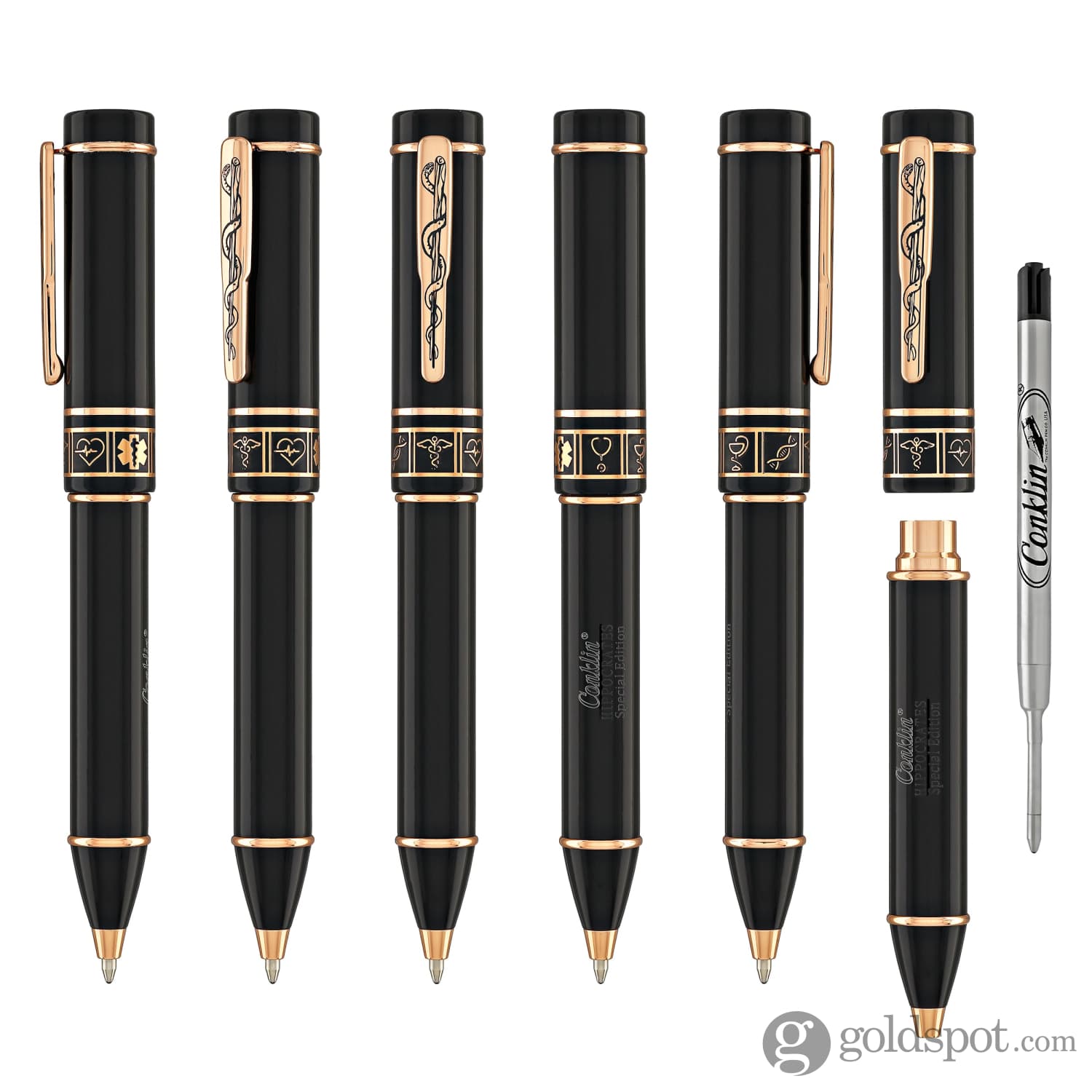 Conklin Premium Ballpoint Pen - Hippocrates Style - Smooth Writing for Professionals & Students - Perfect for Office, School & Gifting