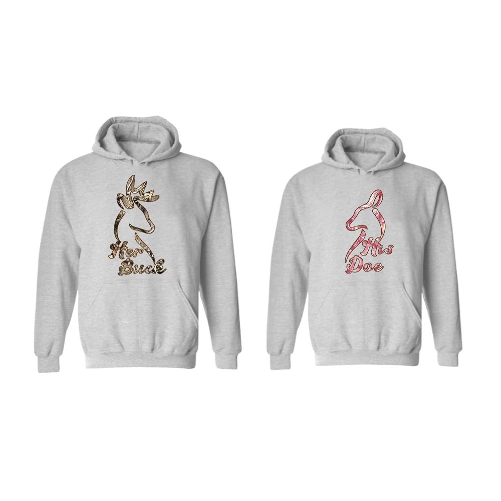 King and Queen Matching Hoodies for Couples - Cute Couple Outfits for Valentine's Day Gifts, Anniversary, Date Night & Casual Wear