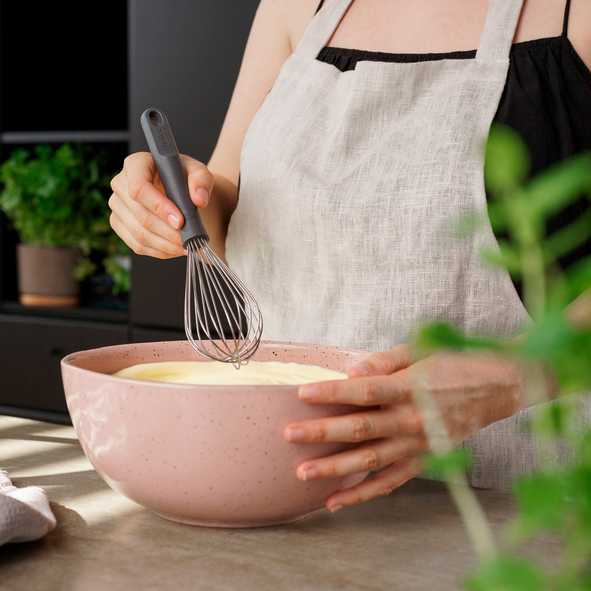 Premium Stainless Steel Balloon Whisk - 12 Inch Heavy Duty Kitchen Whisk for Baking, Mixing Eggs & Cream - Perfect for Home Cooks & Professional Chefs