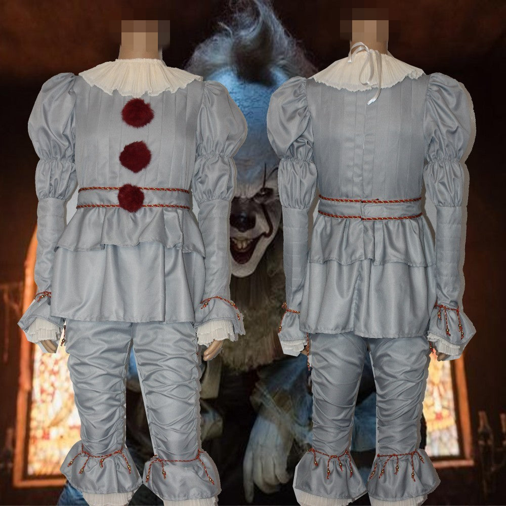 Scary Halloween Clown Costume for Adults - Spooky Party Outfit for Halloween, Cosplay & Themed Events