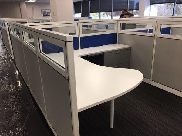 High-Quality Used Steelcase Cubicles for Office & Workspace - Durable & Affordable Office Partitions