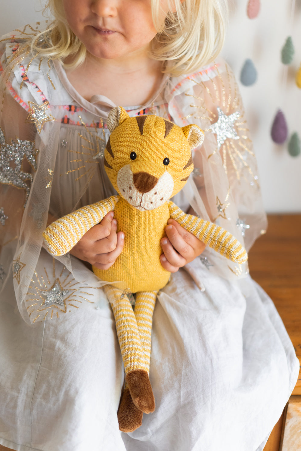 Teddy The Tiger Plush Stuffed Animal - Soft & Cuddly Tiger Toy for Kids, Perfect for Bedtime, Gifts & Nursery Decor | Ideal for Birthdays, Baby Showers & Playtime