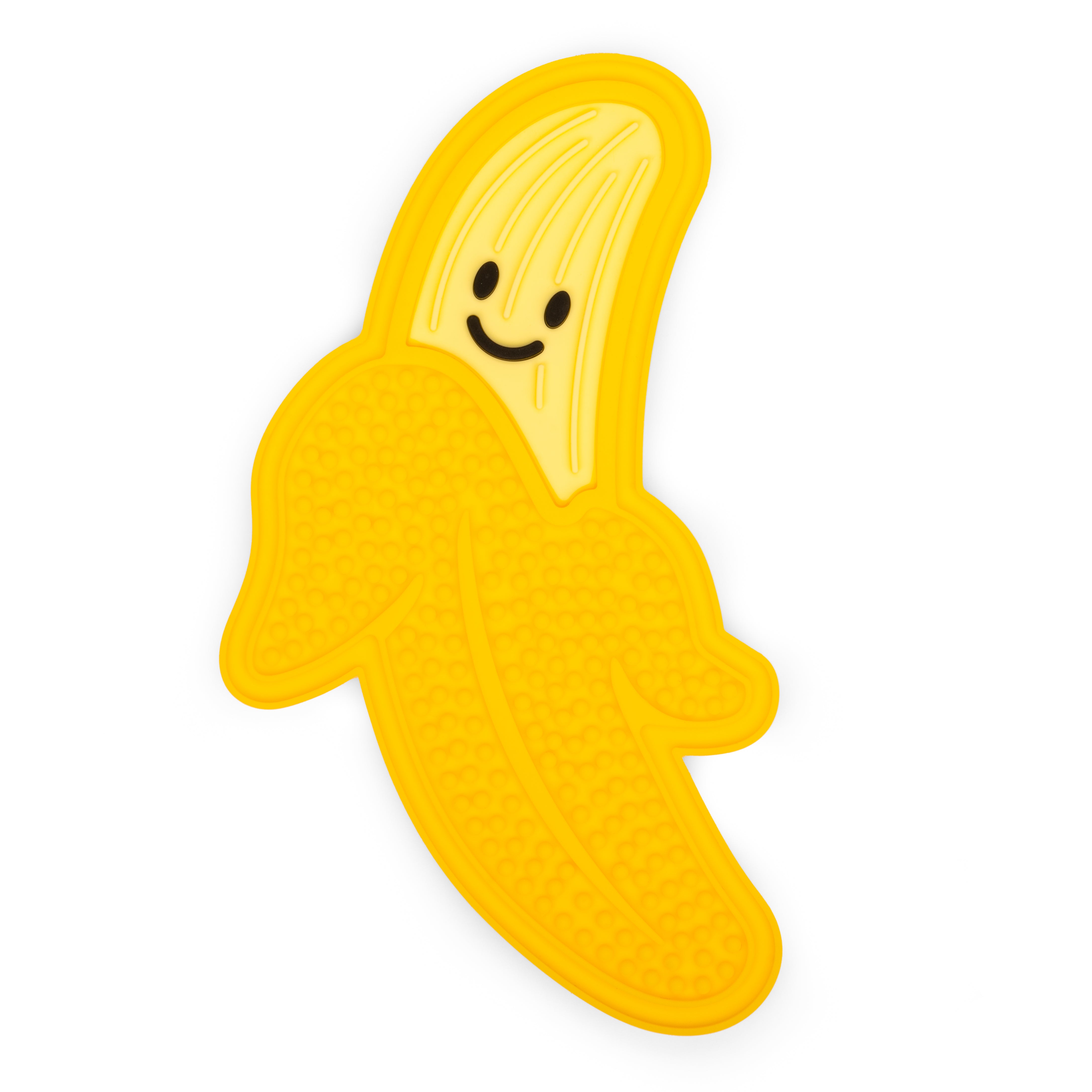 Kobe Banana Lick Mat for Dogs - Slow Feeder & Anxiety Relief - Non-Slip Silicone Lick Mat for Puppies & Adult Dogs - Perfect for Bath Time, Grooming, Training & Mealtime Fun