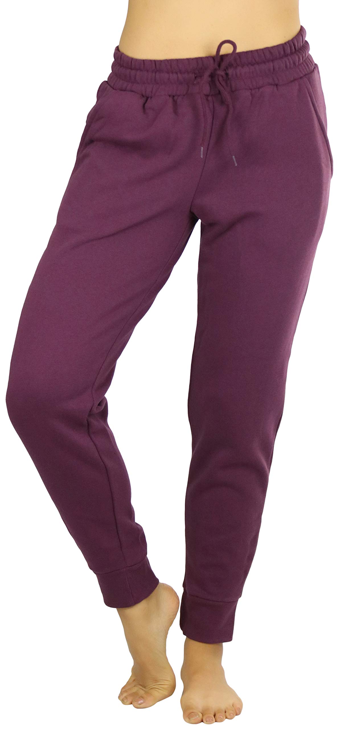 ToBeInStyle Women's Jogger Sweatpants - Ankle Length Tapered Cuff Lounge Pants for Yoga, Running & Casual Wear | Comfortable Athletic Pants for Women