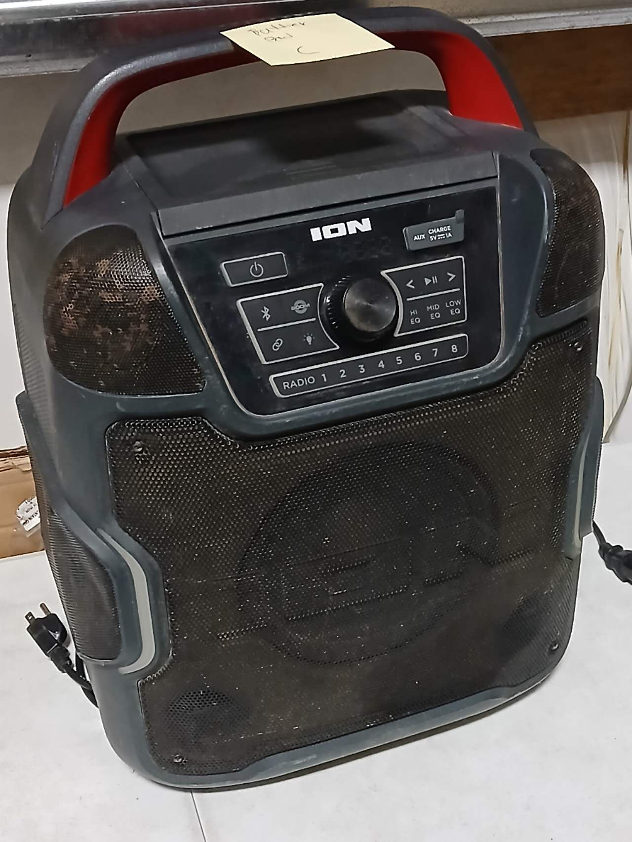 ION Audio Pathfinder 320 Portable Bluetooth Speaker - Wireless Outdoor Speaker with Long Battery Life for Camping, Beach & Travel