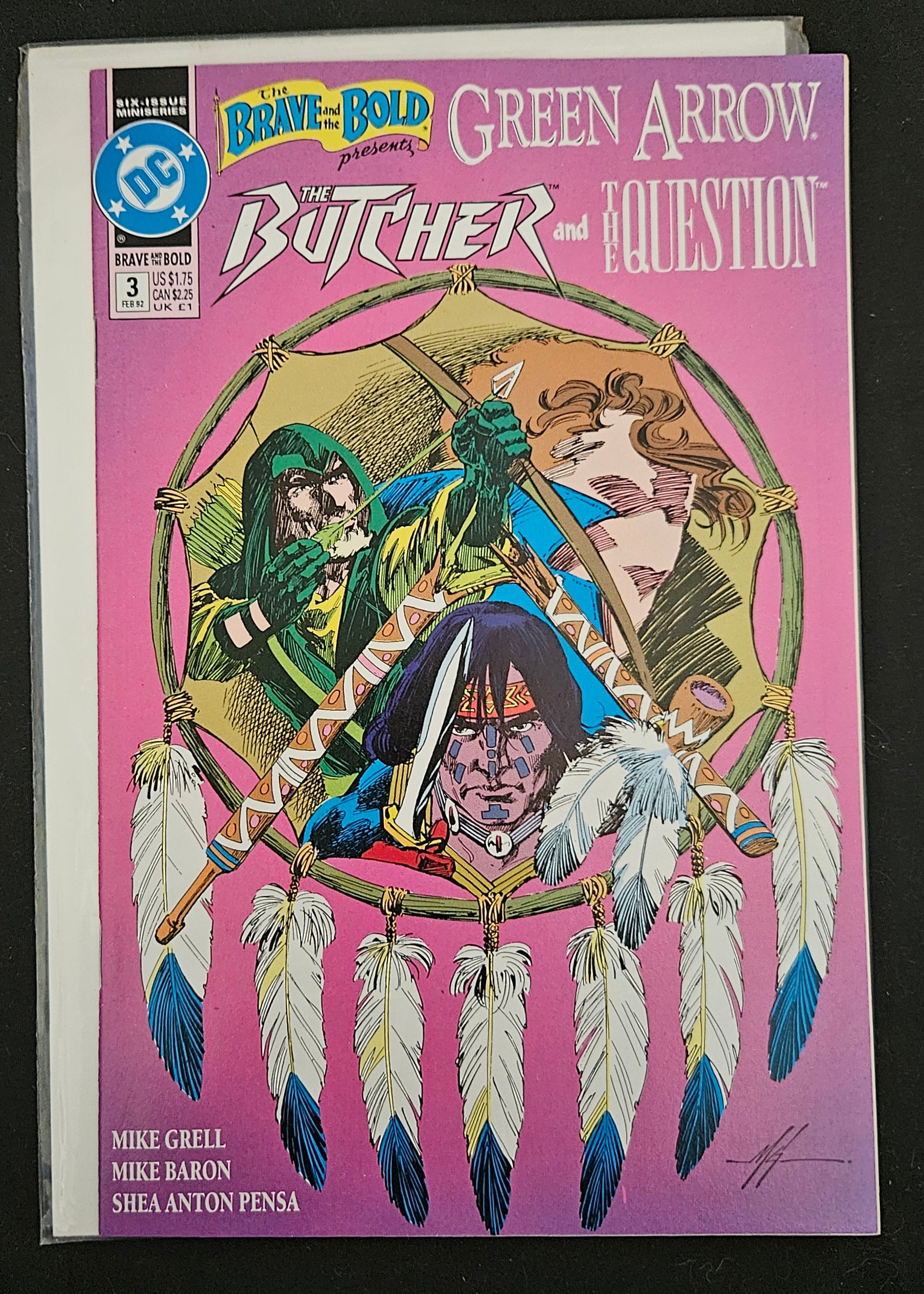Green Arrow, The Butcher and The Question #3 of 6: The Burning Sky - Marvel Comics 1992 Mini Series | Superhero Action Adventure | Perfect for Comic Collectors & DC Fans