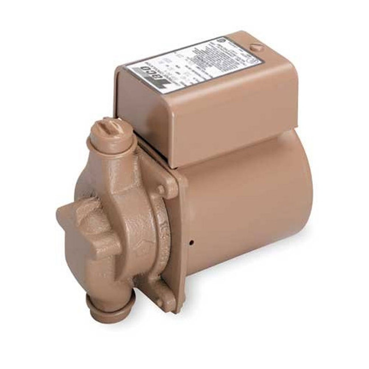 1/2-Inch Bronze Circulator Pump with Line Cord & Analog Timer - Taco 003-BC4-PNP for Hydronic Heating Systems | Perfect for Home Boiler and Radiant Floor Heating