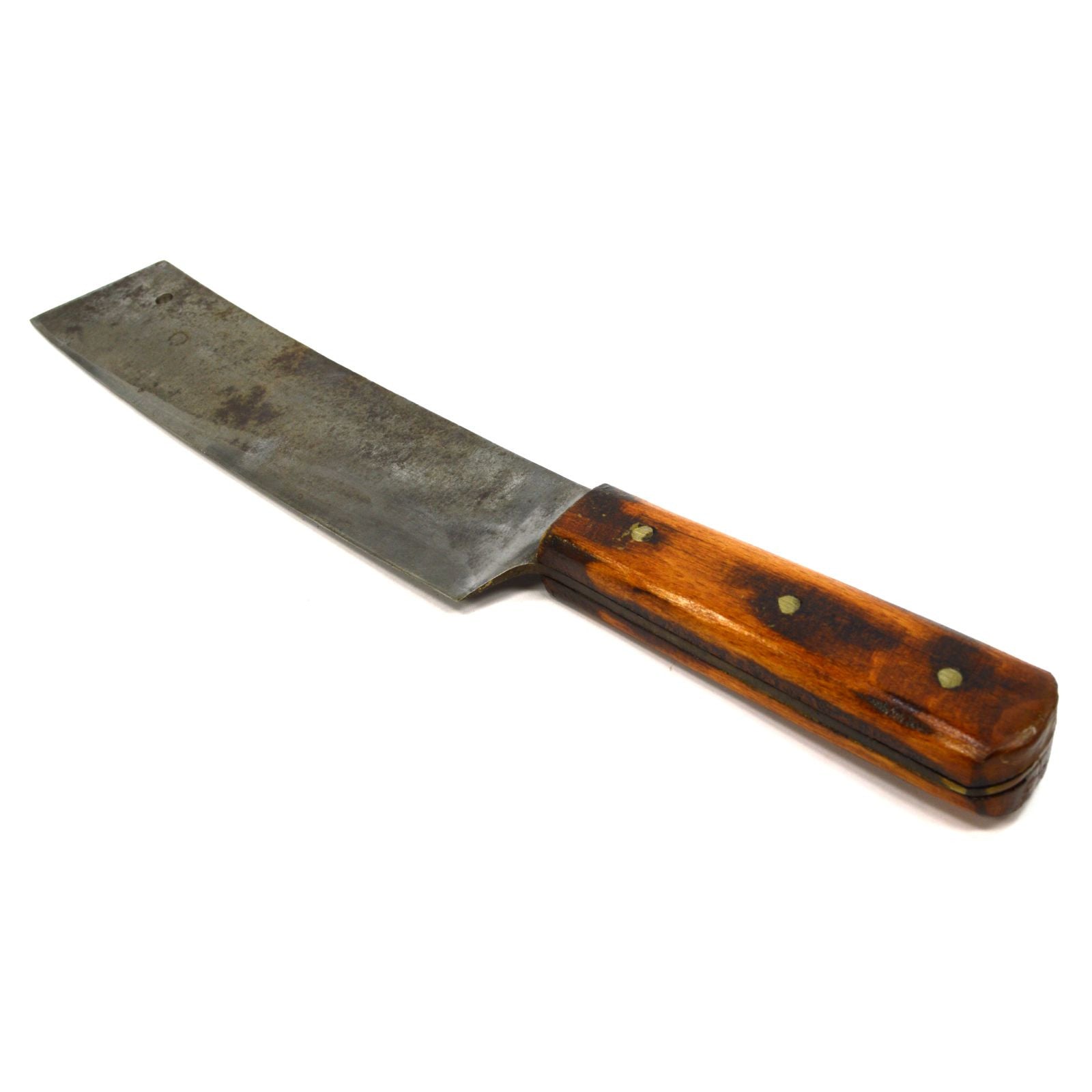 Vintage Antique Butcher Knife by A.F. Bannister & Co Newark NJ - 19th Century Rare Collectible Cutlery - Perfect for Meat Processing, Culinary Display & Historical Collections