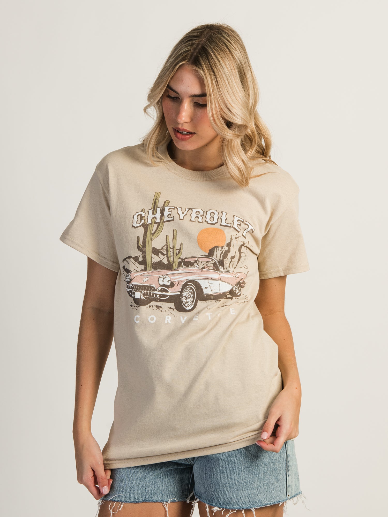 Chevy Corvette T-Shirt for Men - Classic American Muscle Car Graphic Tee - Perfect for Car Enthusiasts & Casual Wear