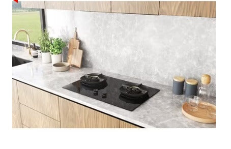 Electrolux EHG8250BC 80cm Built-in Gas Hob with 2 Cooking Zones - UltimateTaste 500 Series for Professional Home Cooking | Perfect for Kitchens, Restaurants & Food Enthusiasts