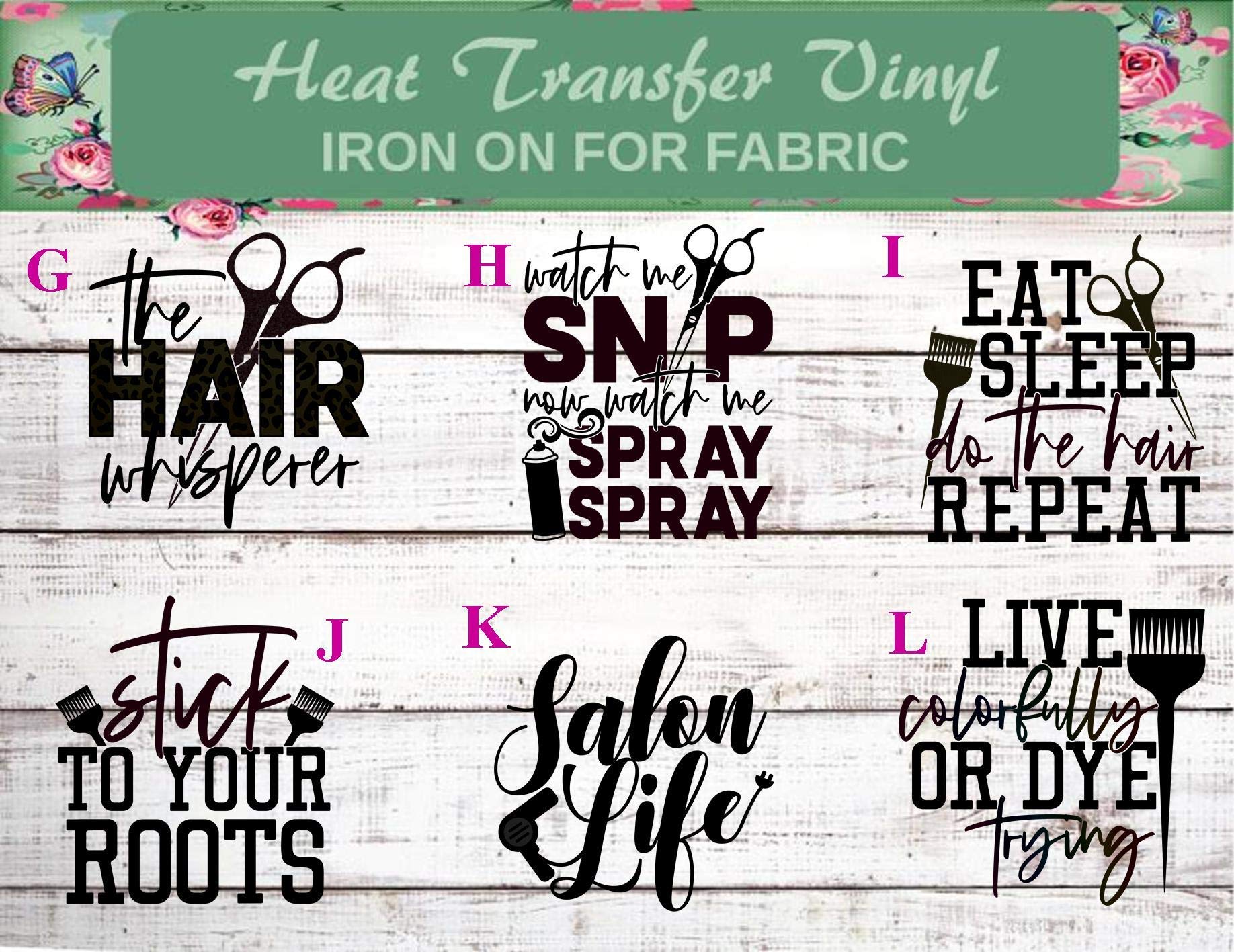 Professional Hair Stylist Iron On Patches - Salon Life, Hair Genius & Scissor Designs for Stylist Shirts & Licensed Carry Apparel | Perfect for Hairdressers, Salon Teams & Hair Enthusiasts