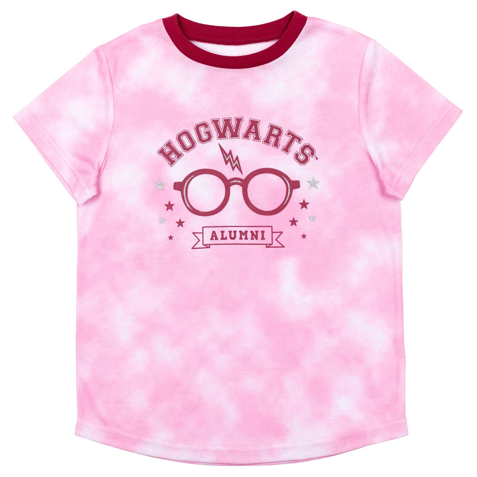 Harry Potter Gryffindor Hufflepuff Ravenclaw Slytherin Pajama Set for Girls - Kids & Teens 2-Piece Sleepwear (Shirt & Shorts) - Perfect for Sleepovers, Movie Nights & Halloween Costumes