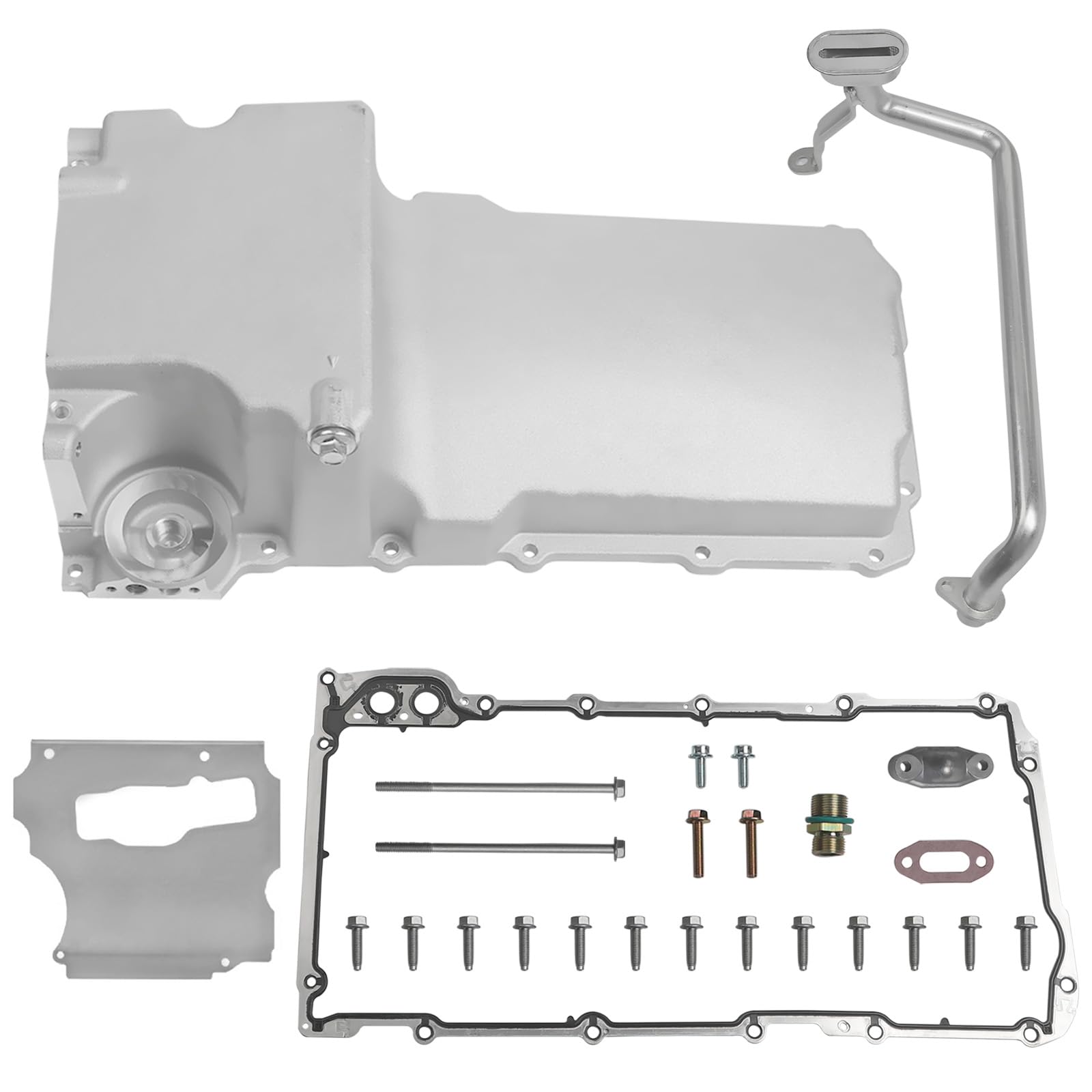 High-Performance 302-1 LS Oil Pan Kit - Compatible with LS1, LS2, LS3, LS6, LSX 4.8L 5.3L 5.7L 6.0L 6.2L Engines - Aluminum Swap Retrofit for GM Muscle Cars & Classic Trucks - Perfect for Engine Upgrades & Restoration Projects