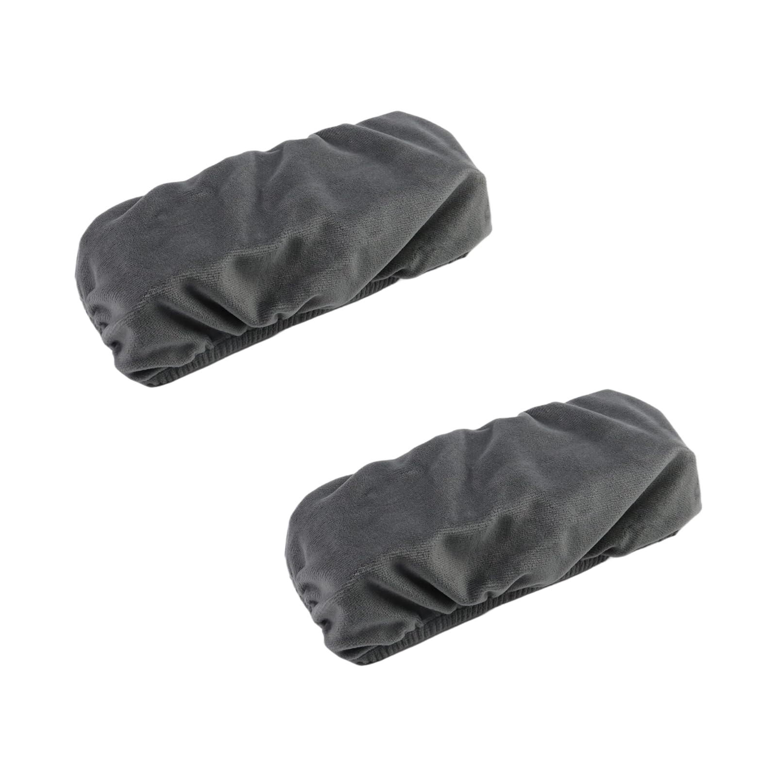 Ergonomic Office Chair Armrest Pads - Dark Gray Removable Cushion Covers for Elbow & Forearm Support - Perfect for Home Office, Gaming Chairs & Workspace Comfort