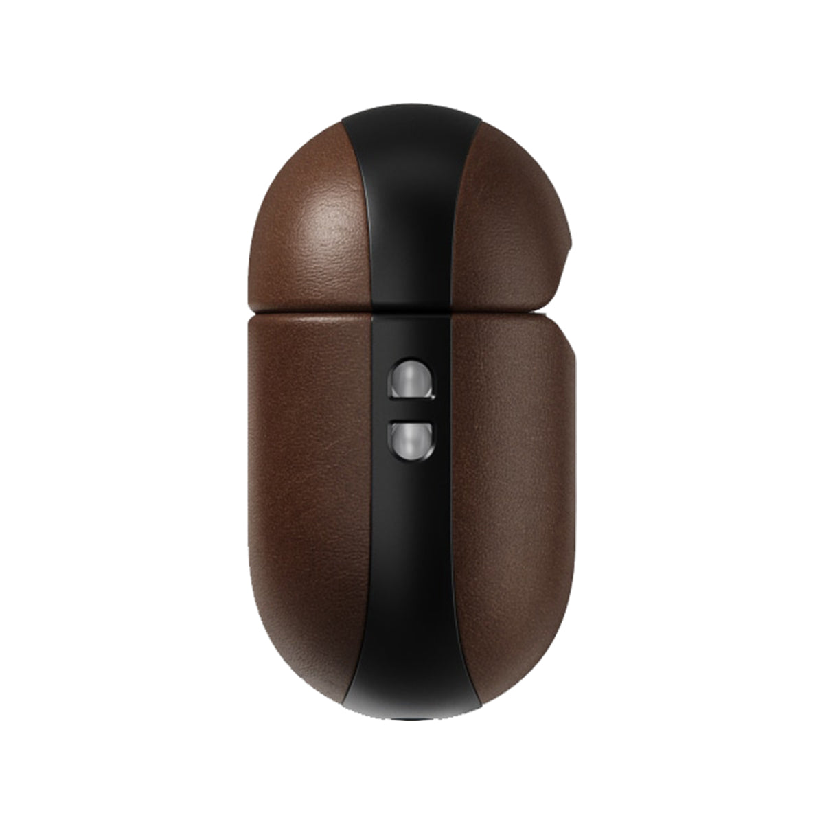 Premium NOMAD Modern Leather Case for Apple AirPods Pro 2 - Genuine Brown Leather Cover with Scratch Protection | Perfect for Travel, Workouts & Everyday Use