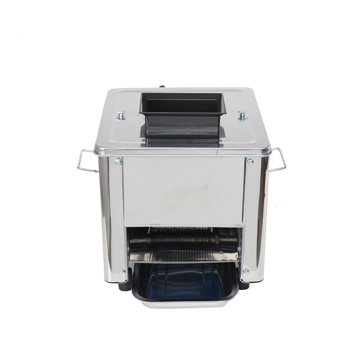 850W Commercial Electric Meat Slicer - 3.5mm Stainless Steel Blade, 330lb/h Capacity for Pork, Chicken & Fish - Perfect for Home Kitchens, Delis & Restaurants - Heavy Duty Meat Cutting & Shredding Machine for Family & Commercial Use