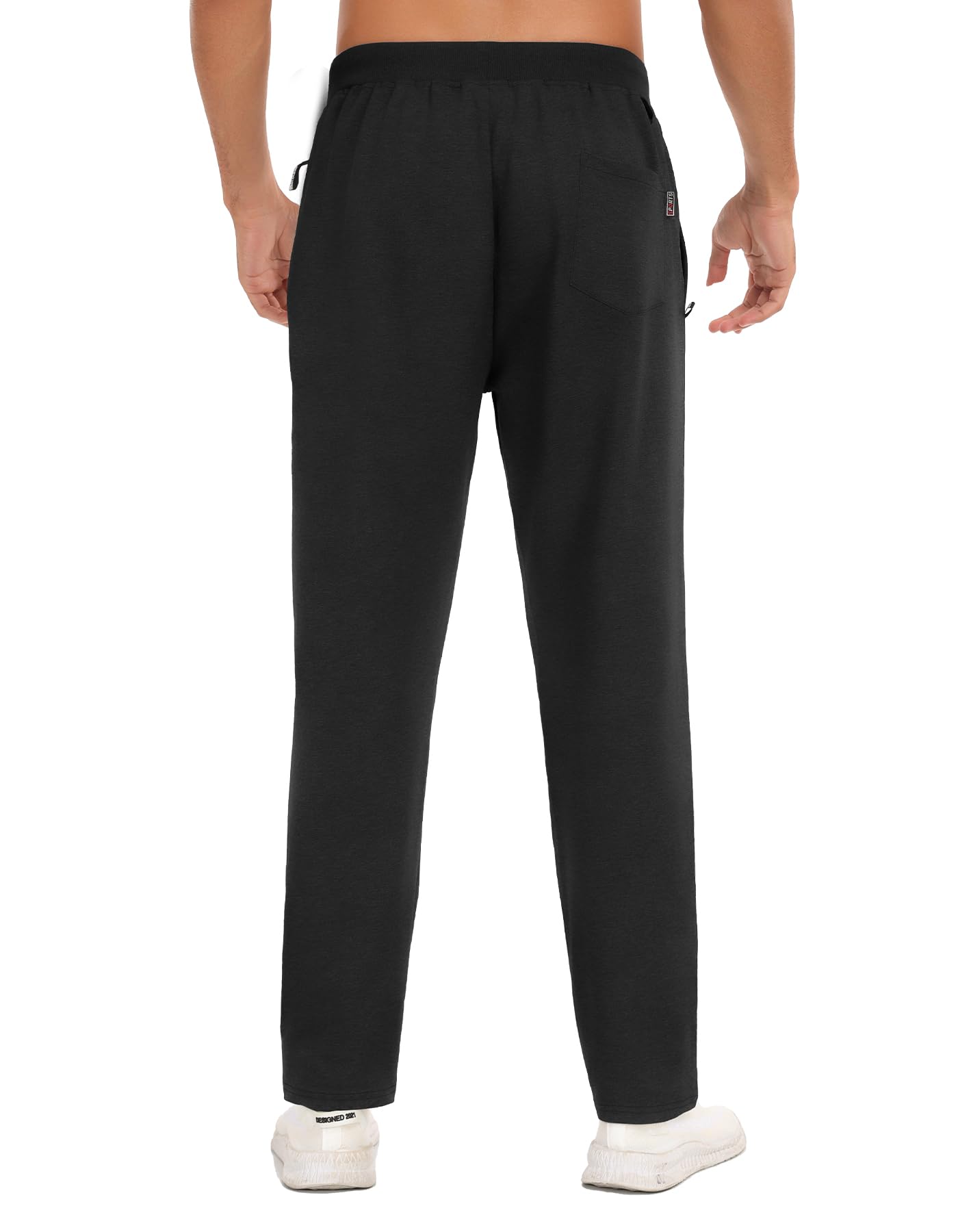 **YUTYTH Men's Cotton Joggers - Breathable Tracksuit Pants with Zip Pocket & Elastic Waistband for Gym Running, Workout & Casual Wear**