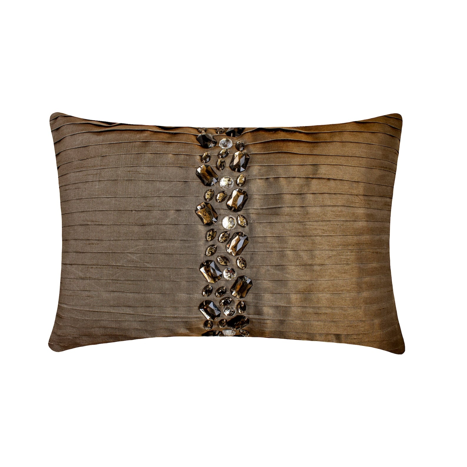 Almost Real Light Brown Art Silk Throw Pillow Cover - Soft Decorative Cushion Case for Sofa, Bed, Living Room & Home Decor