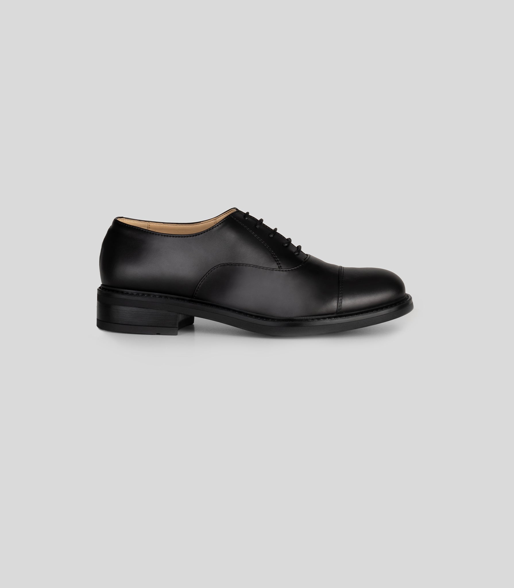 Solari Milano Black Oxford Shoes - Premium Men's Dress Shoes for Business, Formal & Wedding Occasions