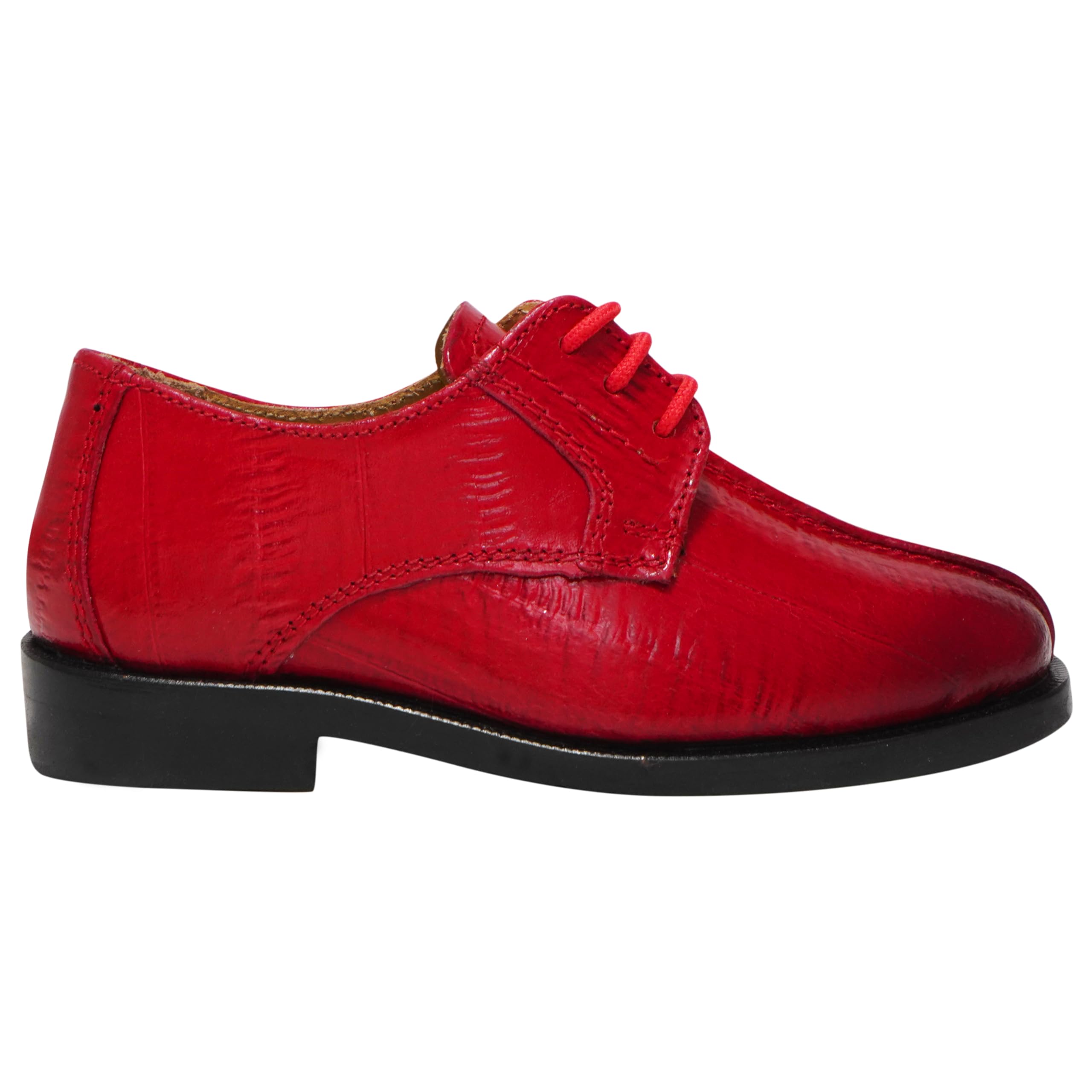 LIBERTYZENO Genuine Leather Oxford Dress Shoes for Boys - Animal Print Lace-Up Formal Shoes for Kids & Toddlers | Perfect for Easter Gifts, School Events & Special Occasions