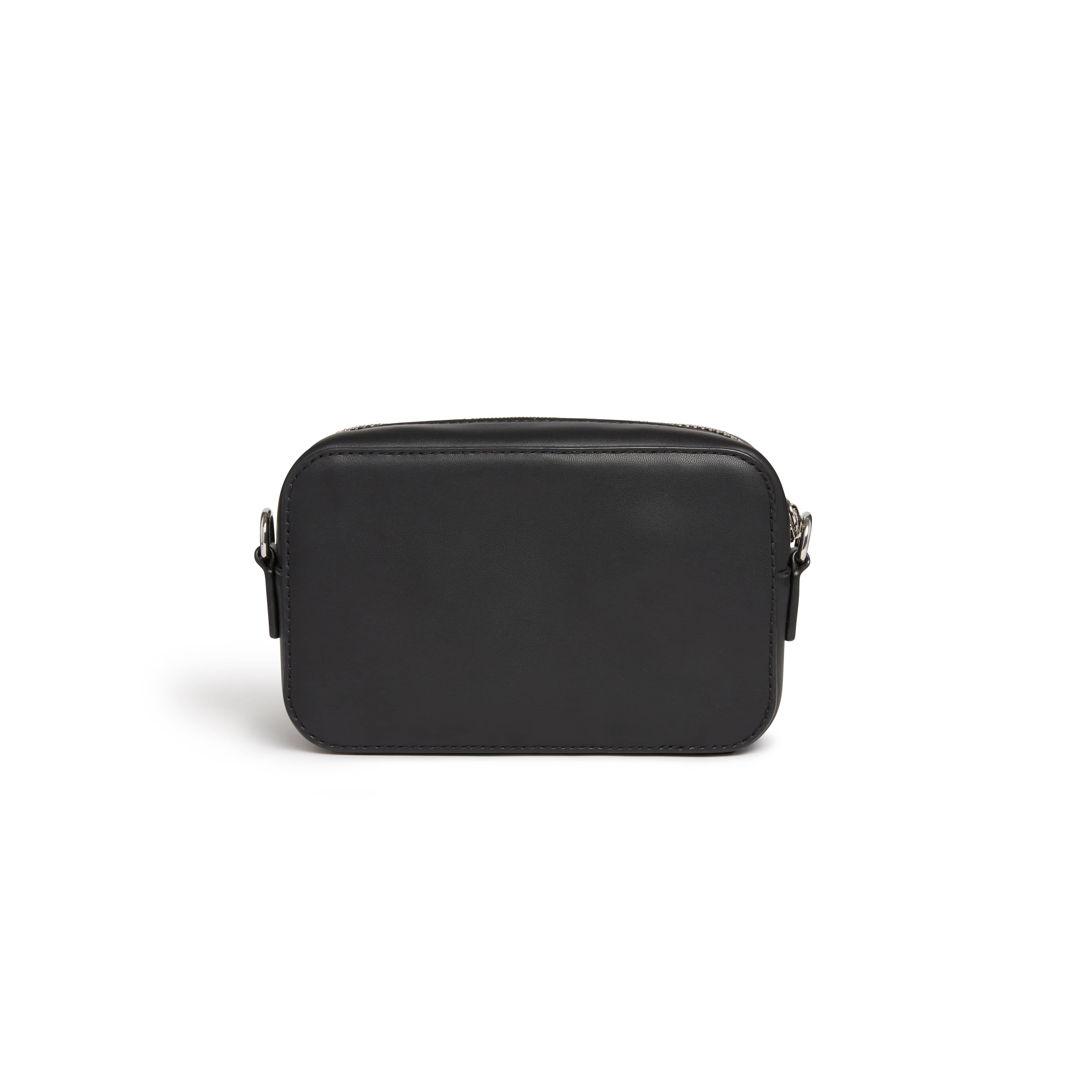 Everest Vegan Leather Crossbody Camera Bag for Women & Men - Stylish & Durable Black PU Leather Bag for DSLR Cameras & Travel Accessories - Perfect for Photography, Travel & Everyday Use