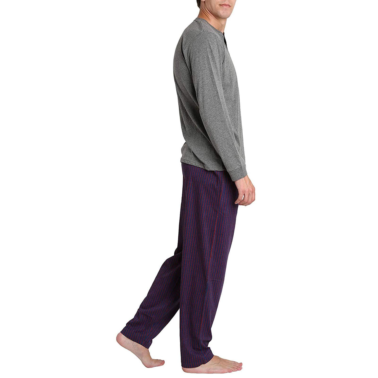 Women's & Men's Long Sleeve Button-Up Tracksuit Set - 2 Piece Matching Pajama Outfit for Summer | Comfortable Lounge Wear for Home, Sleep & Relaxation
