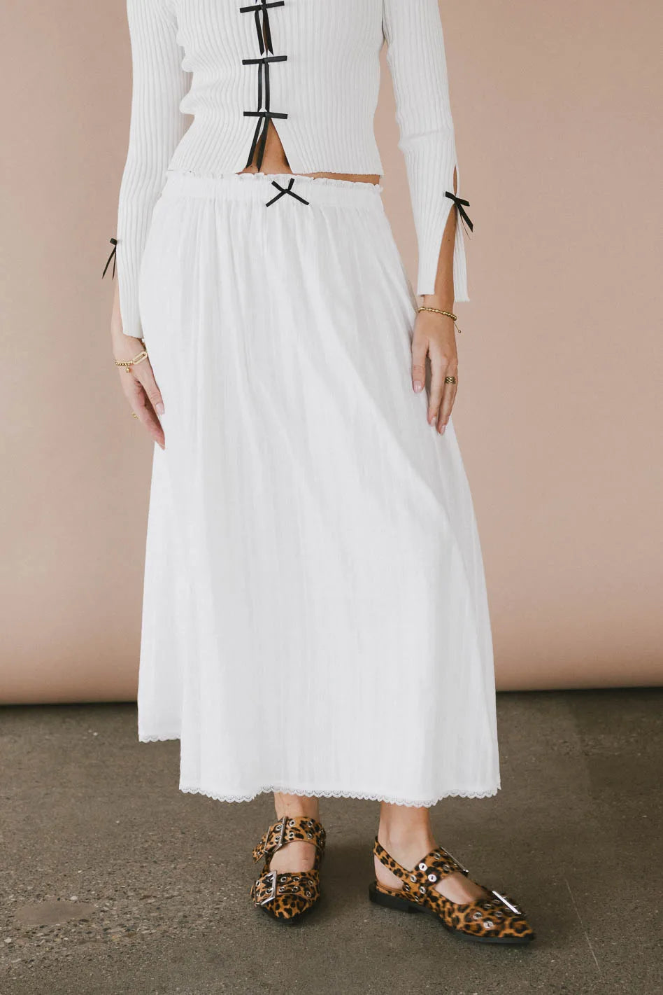 Junie Maxi Skirt for Women - Flowy Boho Long Skirt with Pockets, High Waist A-Line Summer Beach Skirt | Perfect for Vacation, Music Festivals & Boho Chic Outfits