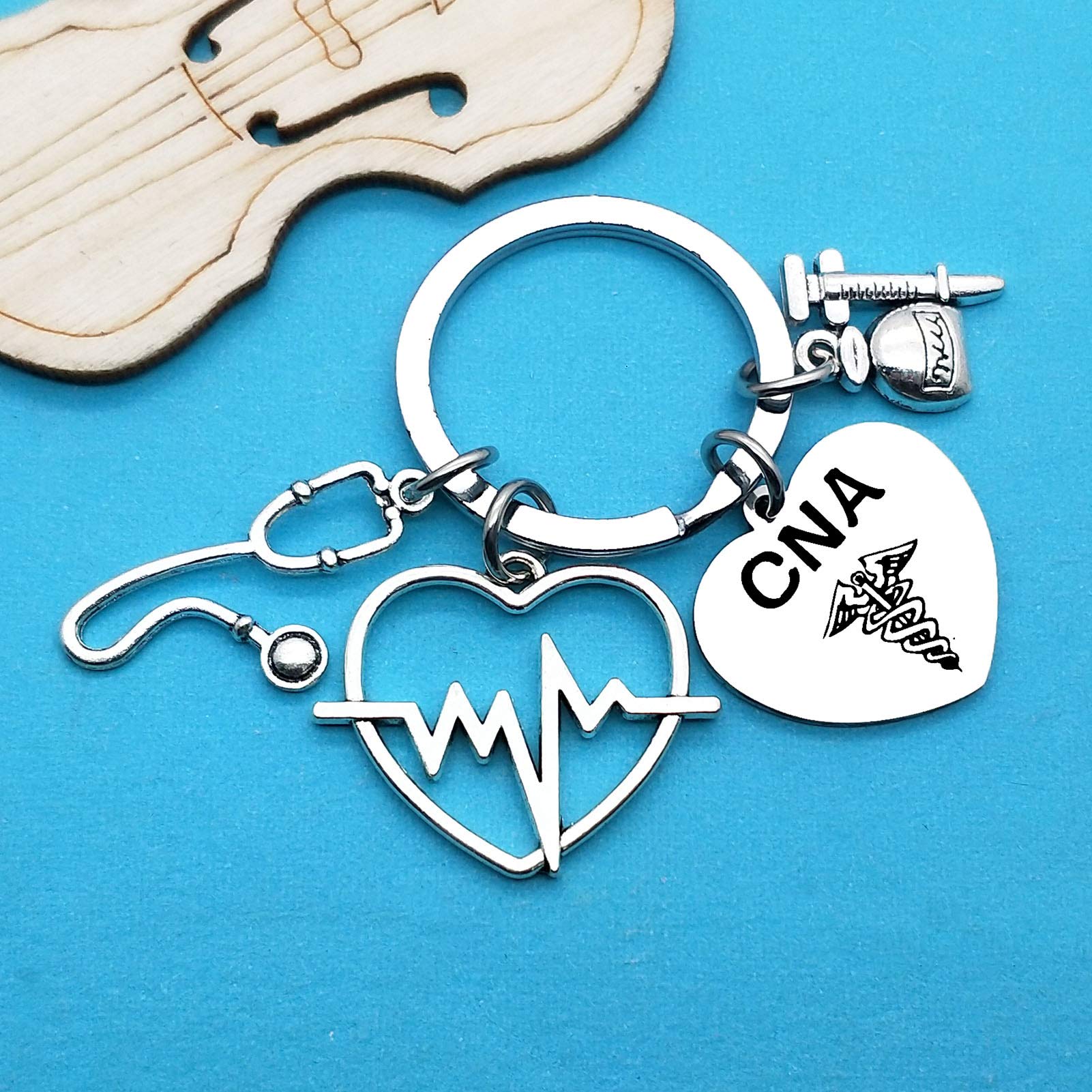 **Certified Nursing Assistant (CNA) Keychain Gift - Perfect for CNA Graduation, Nurse Day, Nursing School Students & Appreciation - Ideal for Christmas, Birthday & CNA Week - Thoughtful Gift for Healthcare Heroes**    *(Use Case: Show appreciation to nurses, celebrate graduations, or surprise healthcare workers during holidays and special occasions.)*