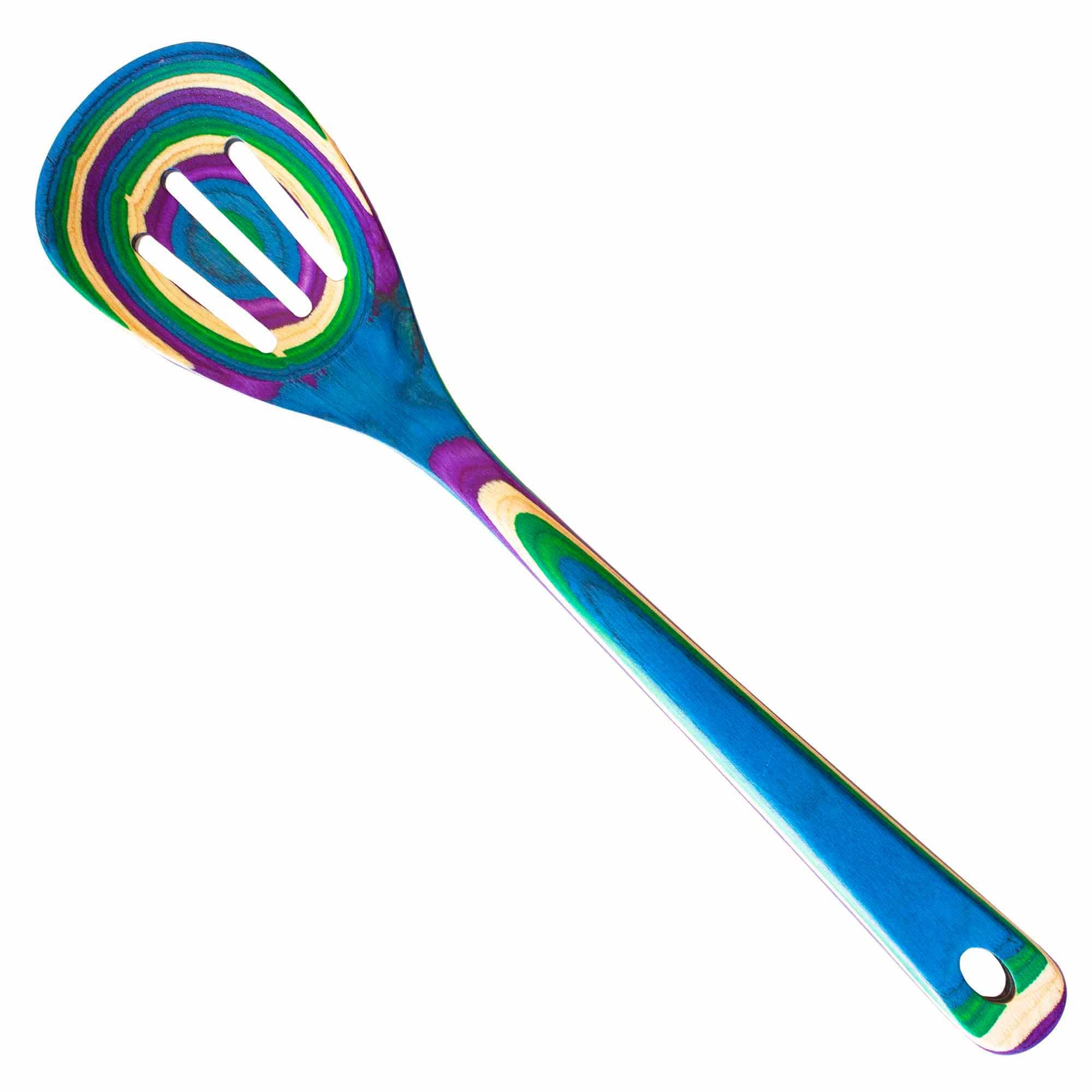 Baltique® Mumbai Collection Slotted Spoon - 12.5 Inch Stainless Steel Kitchen Utensil for Cooking, Serving & Straining Pasta, Soup & Vegetables