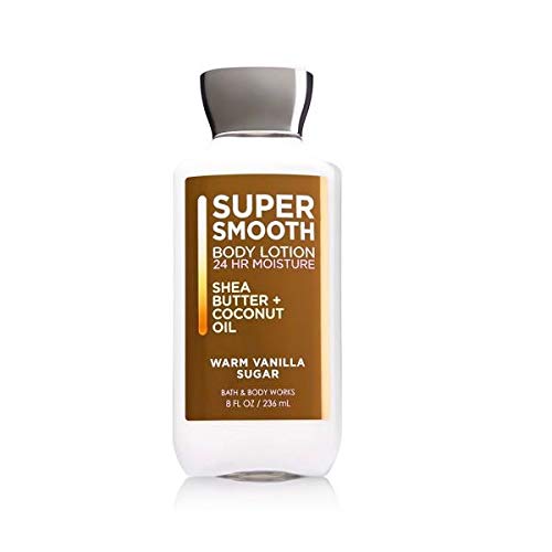 Bath & Body Works Warm Sugar Vanilla Super Smooth Body Lotion 8oz | Moisturizing & Nourishing for Dry Skin | Perfect for Daily Use, Gift Sets & Spa Days