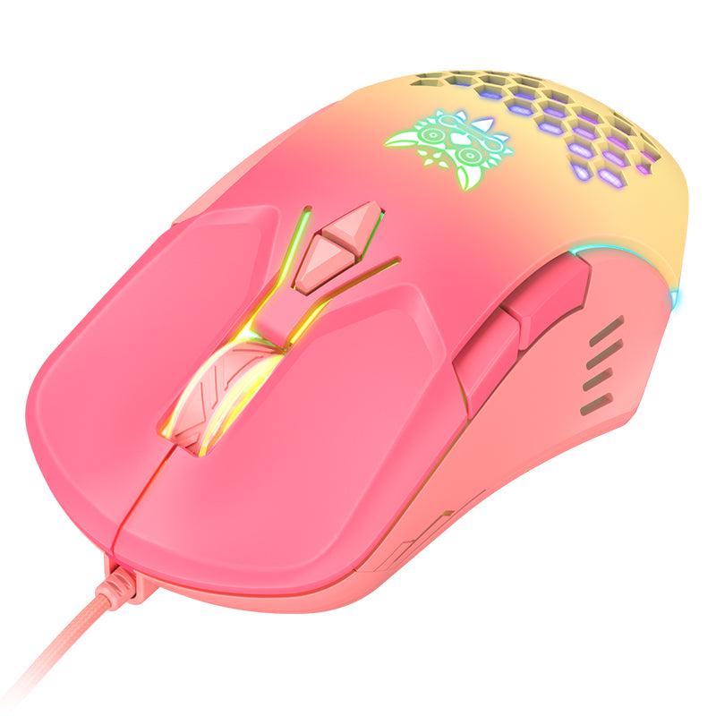 ONIKUMA CW902 Wired Gaming Mouse with 7 RGB LED Backlit Modes, 7200 DPI, Ergonomic Design - Perfect for PC Gaming, Office Work & Streaming Setup