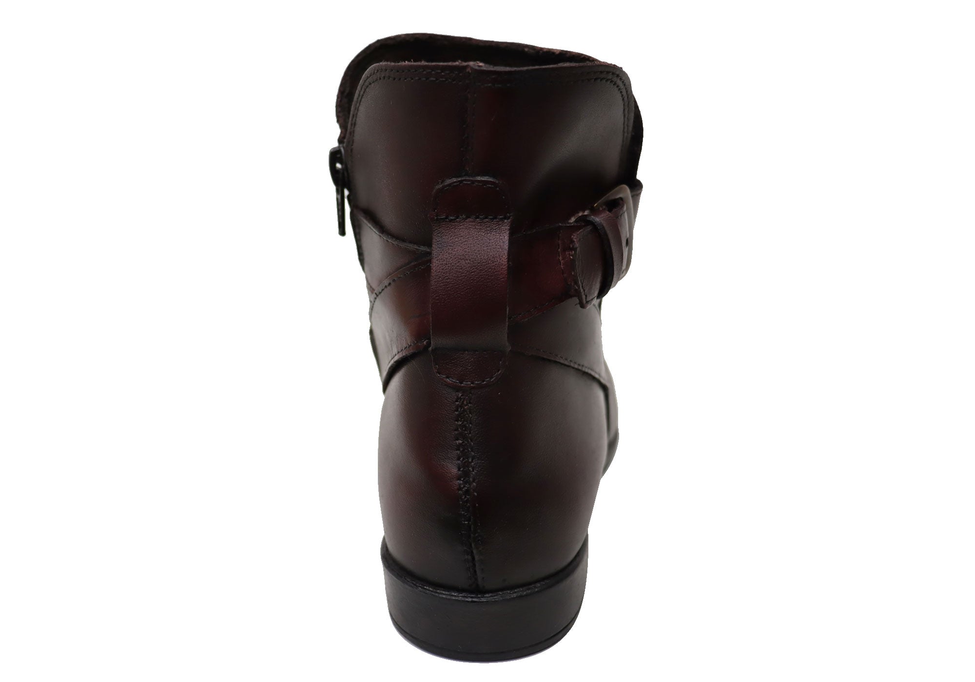 Perlatto Women's Comfortable Leather Ankle Boots - Penny Style Made in Brazil - Perfect for Work, Casual Outfits & Fall Fashion